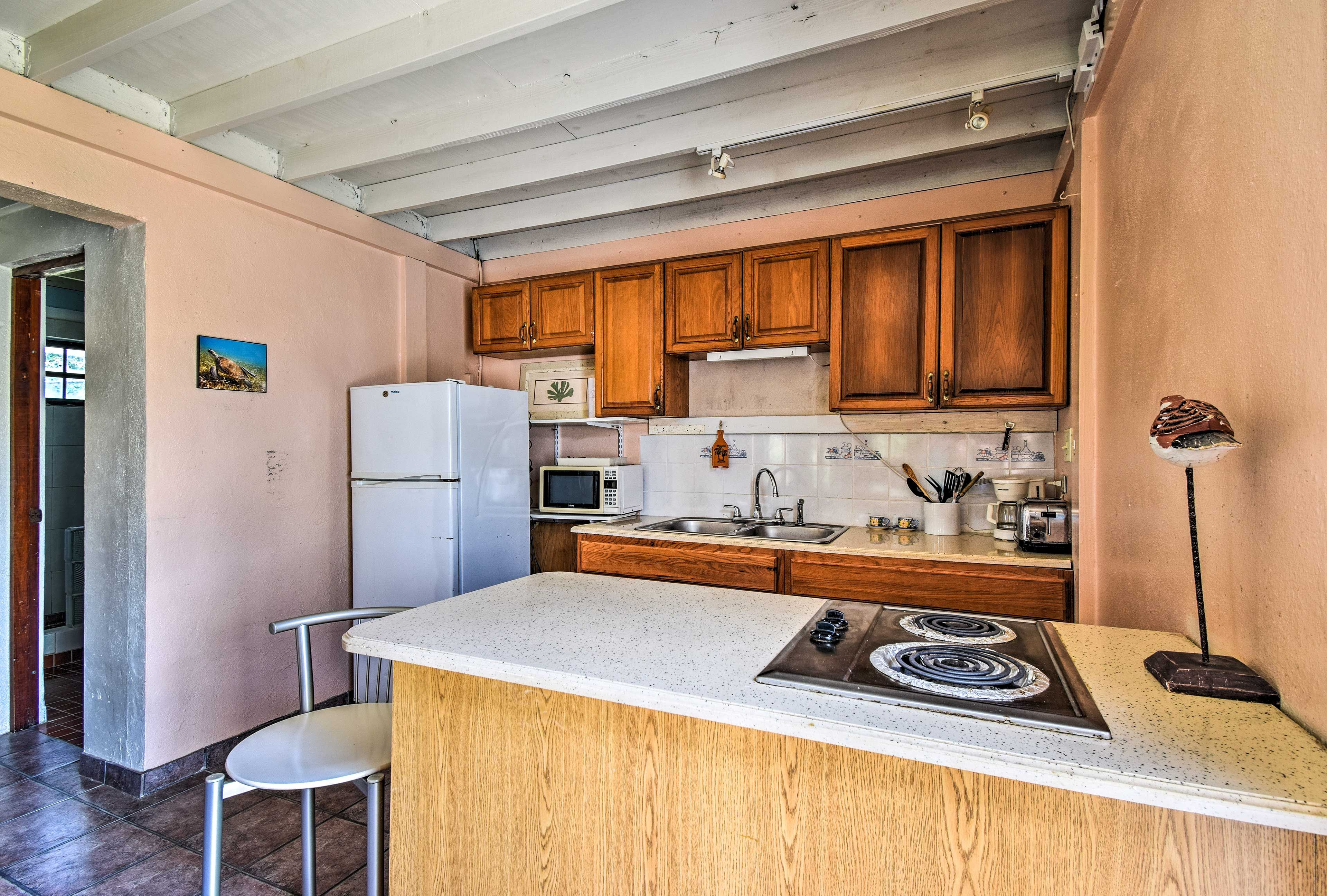 Stock the fridge with your favorite snacks.