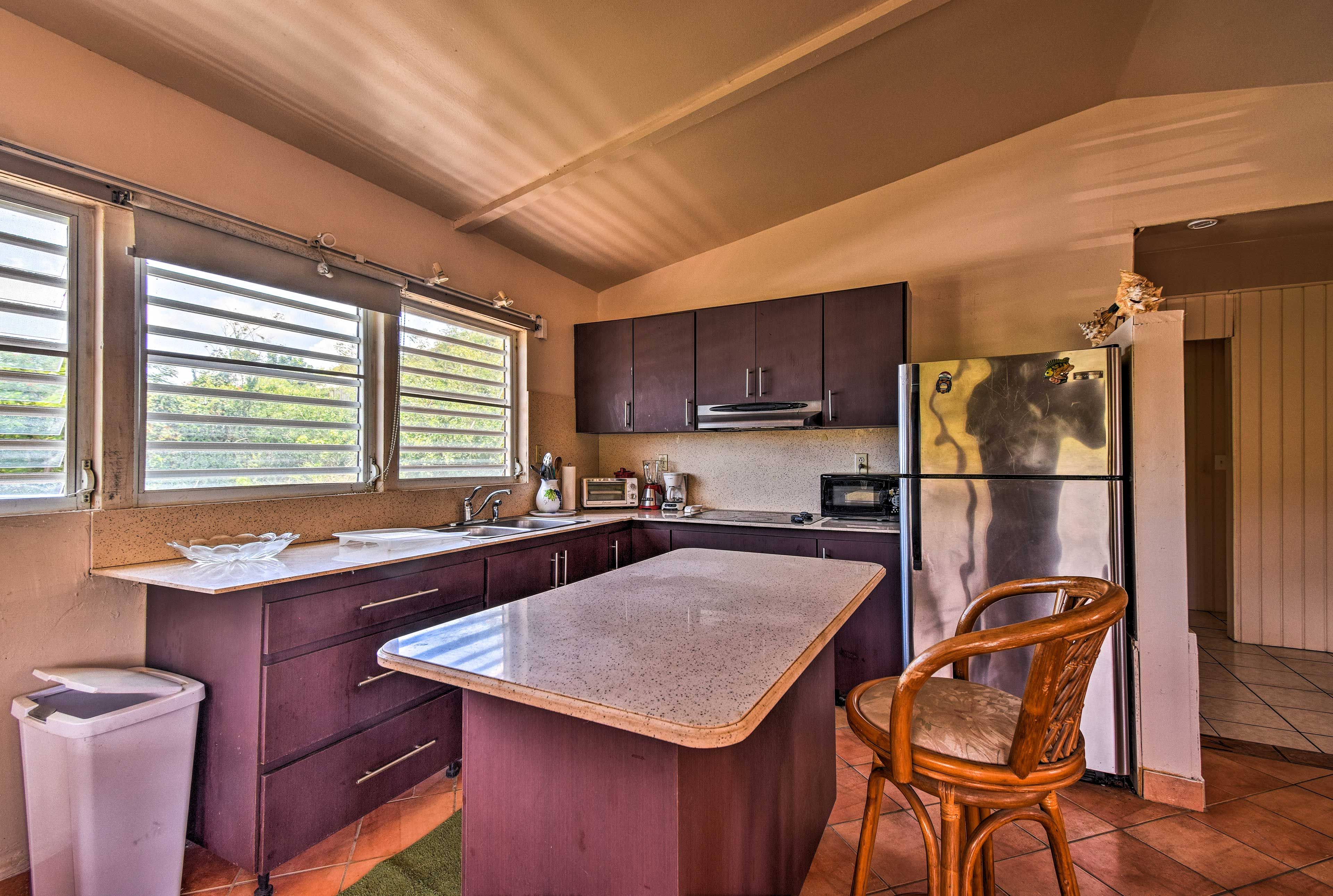 Stock the fridge with your favorite snacks.