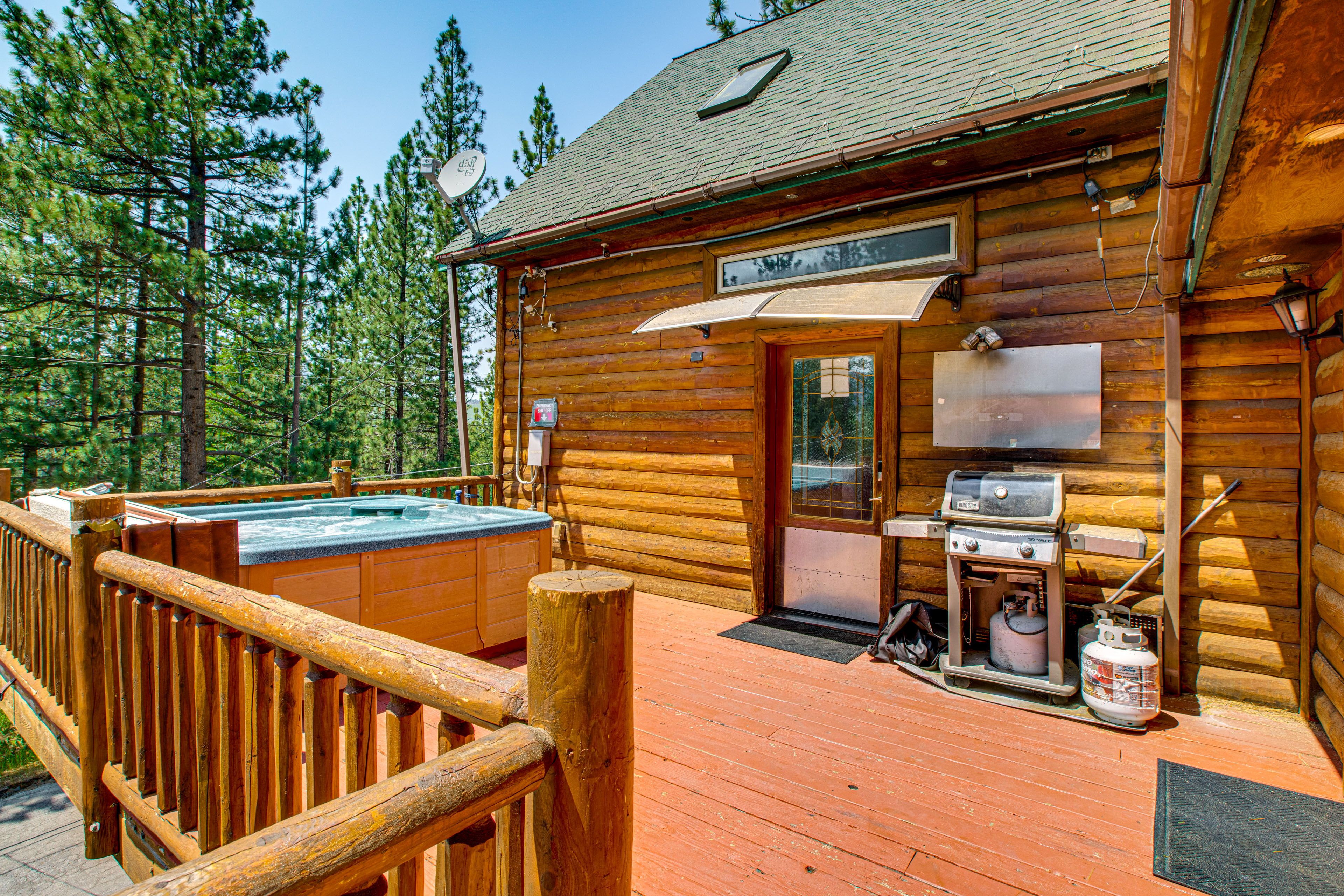 Spacious Deck | Private Hot Tub | Gas Grill