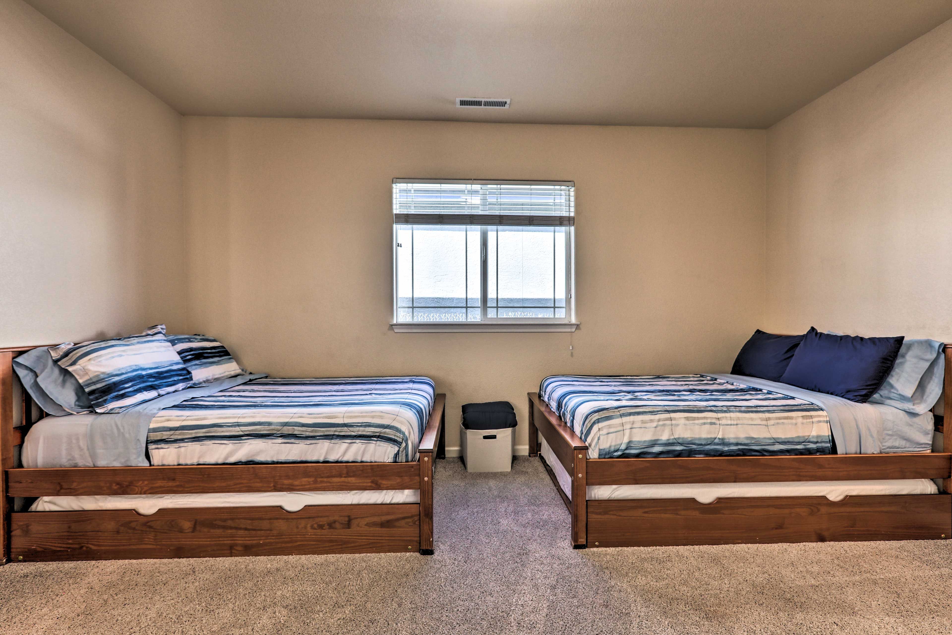 Bedroom 5 | 2 Full Beds w/ 2 Full Trundle Beds
