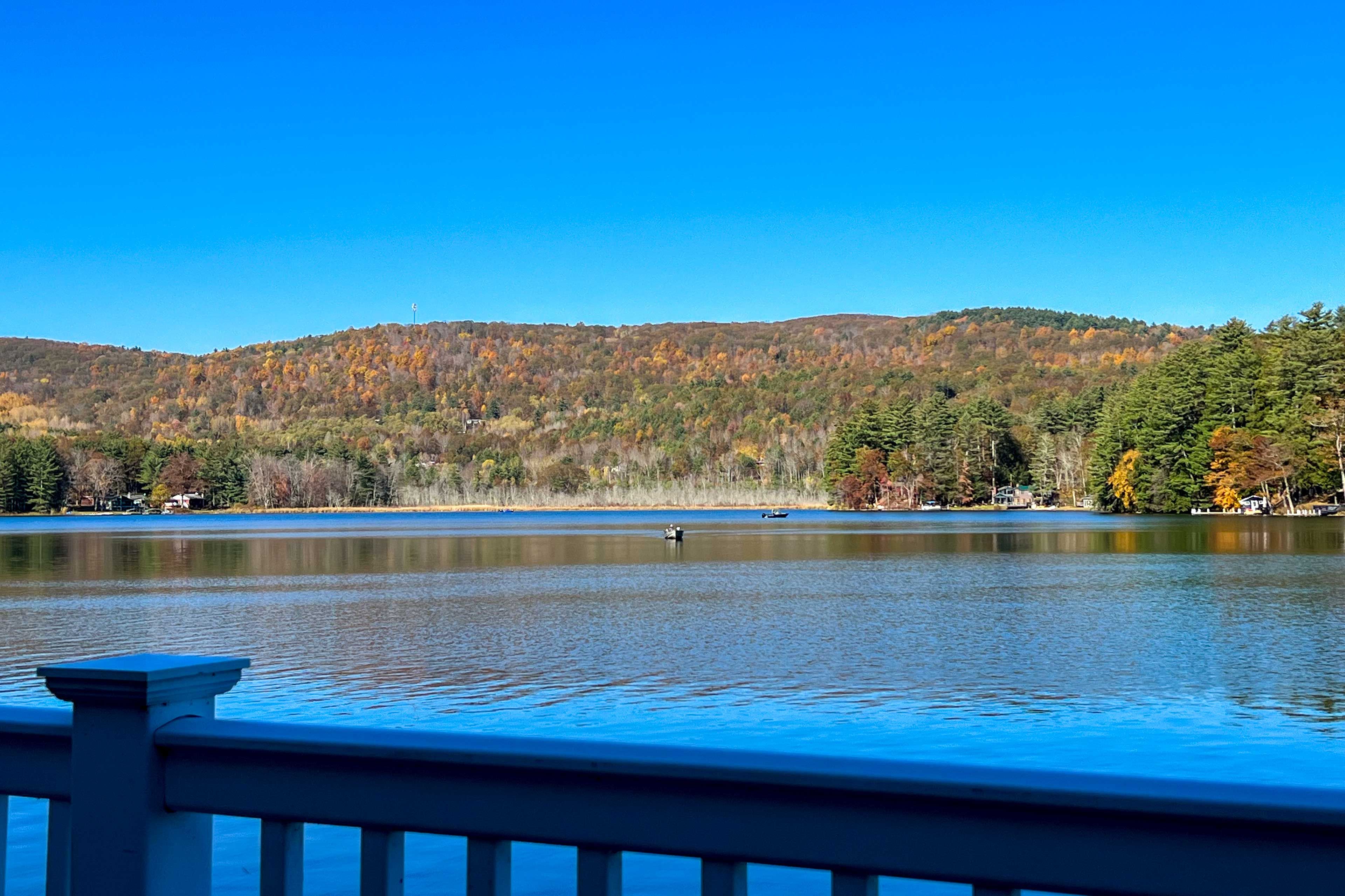 Fall Foliage View From The Deck