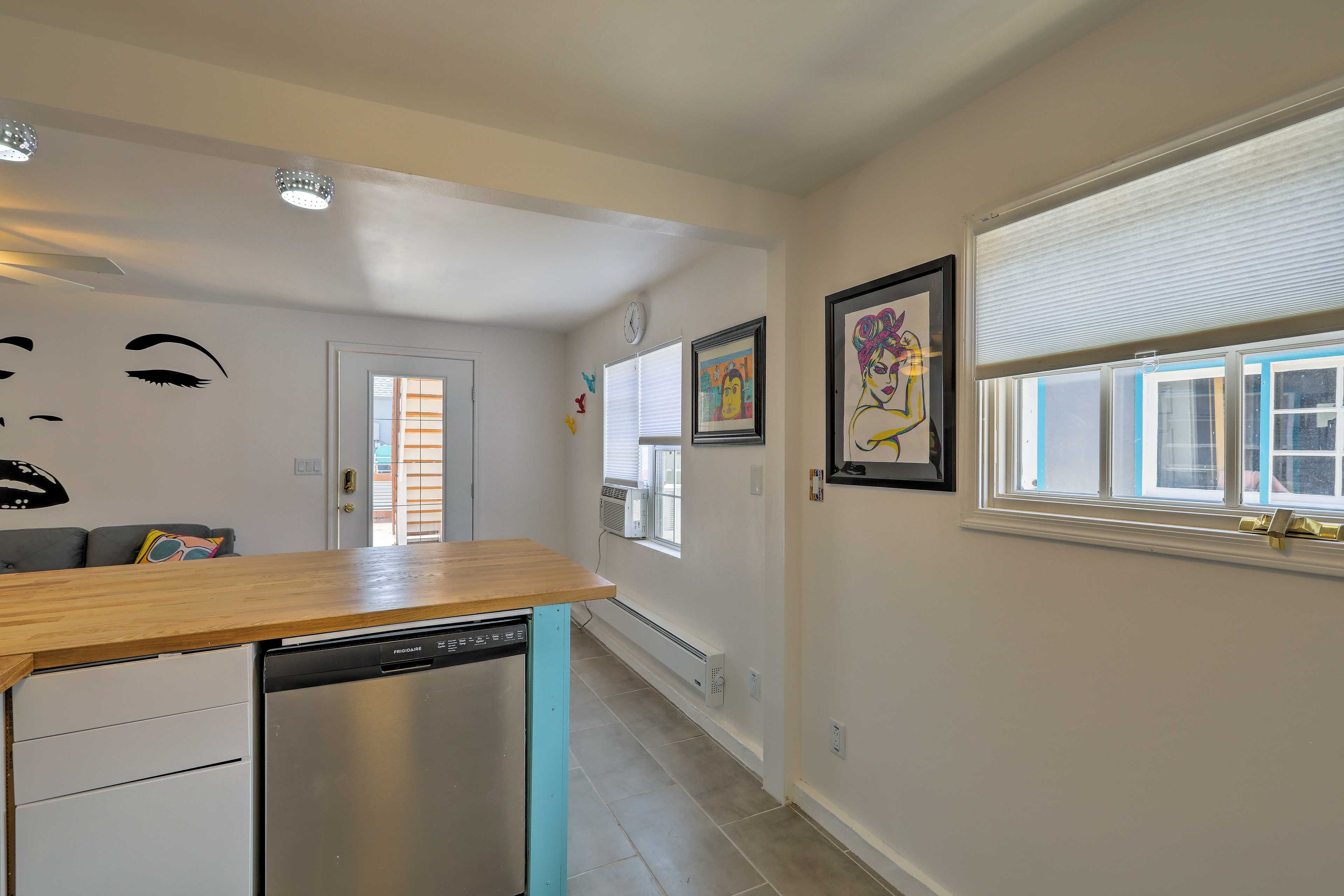 The abundance of natural light evokes a serene ambiance.