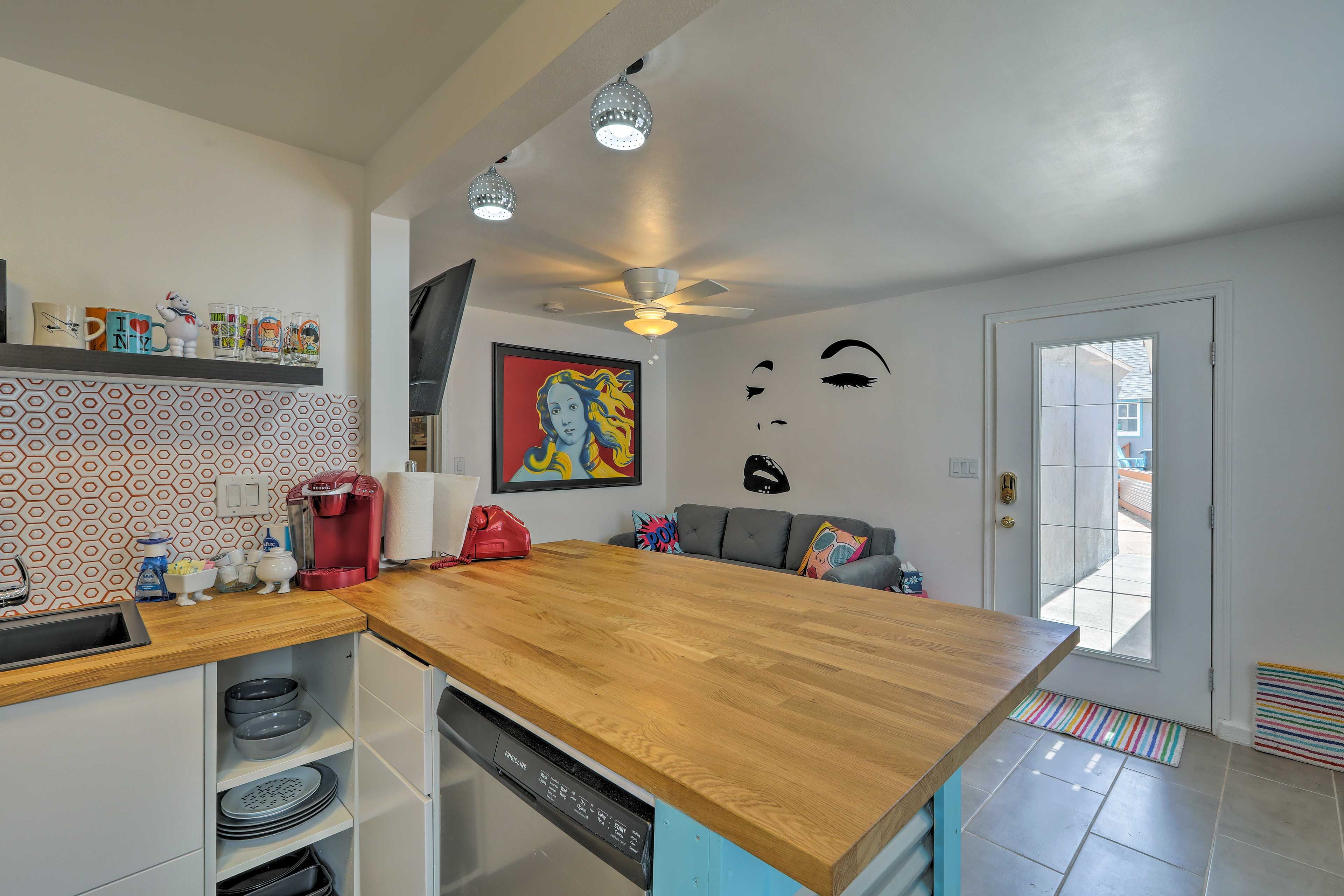 Meal prep will be a breeze in this spacious kitchen.