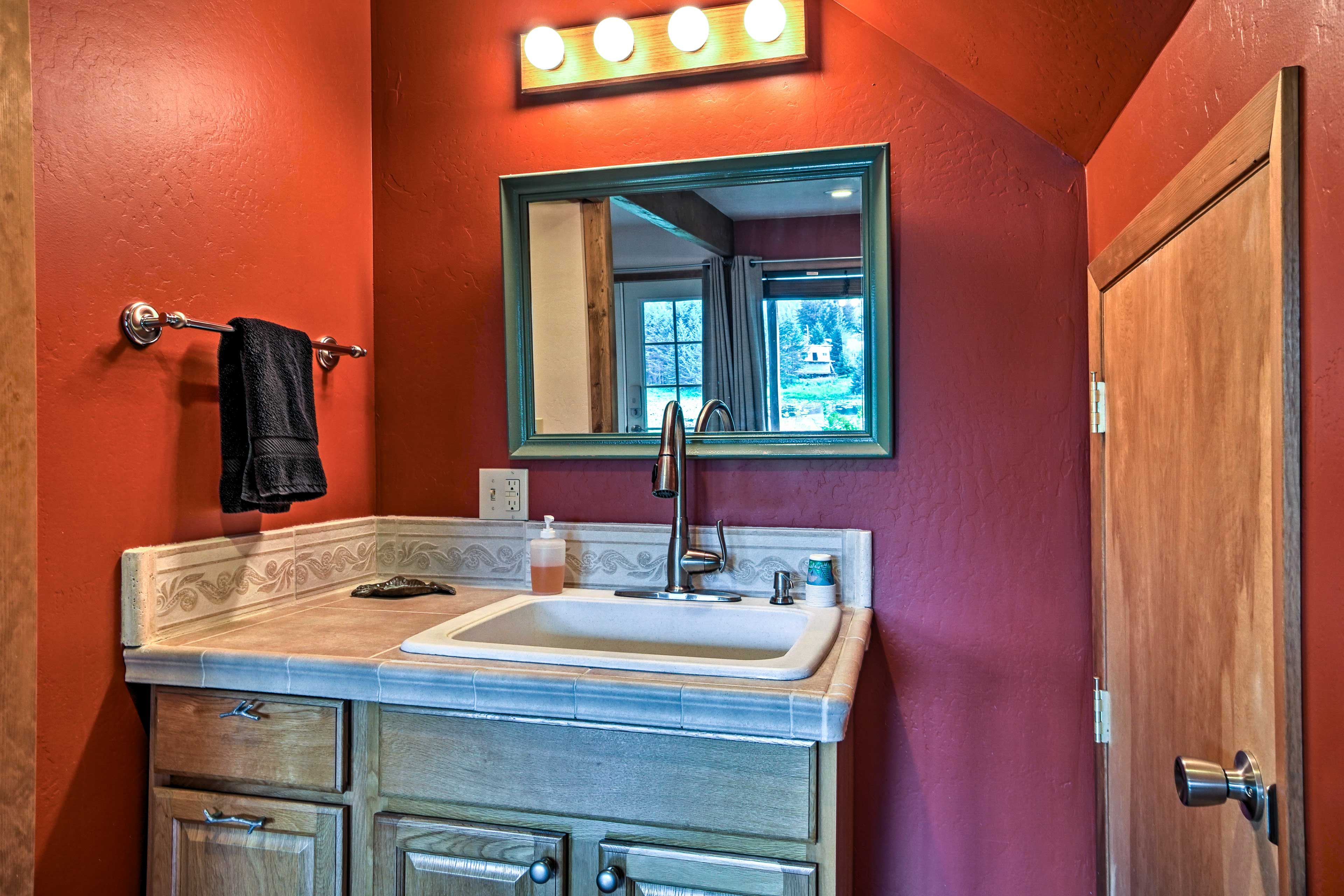 Get ready for your day at the vanity.
