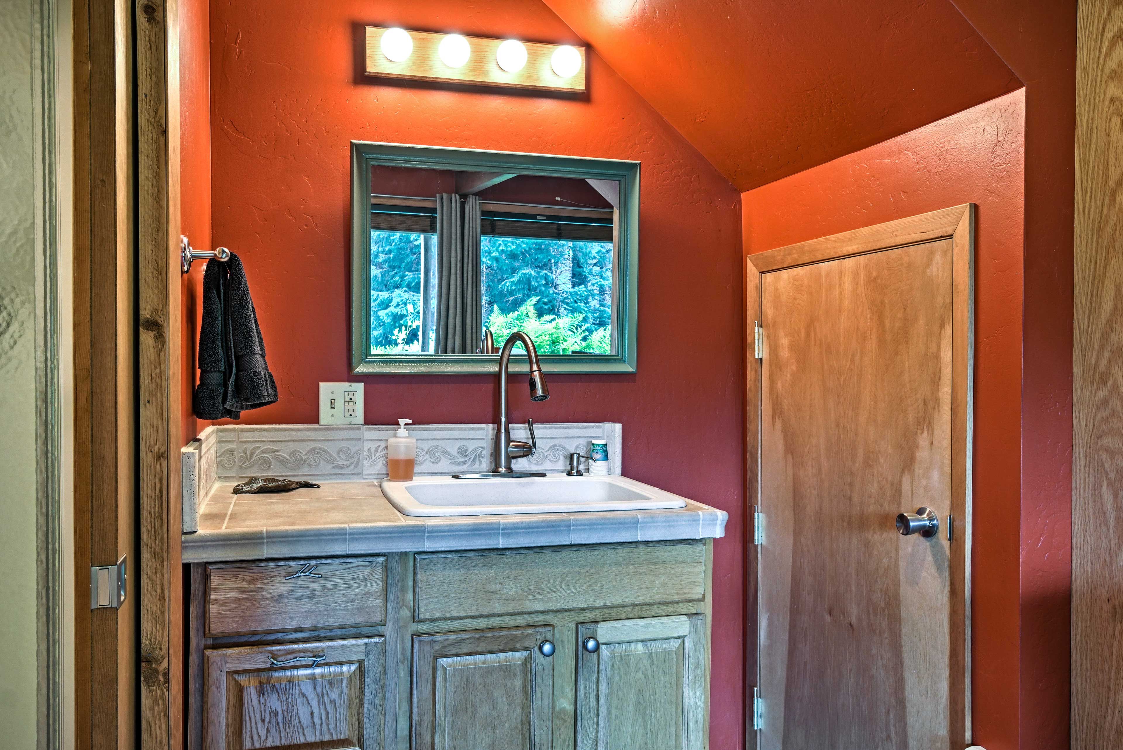Enjoy complimentary toiletries.
