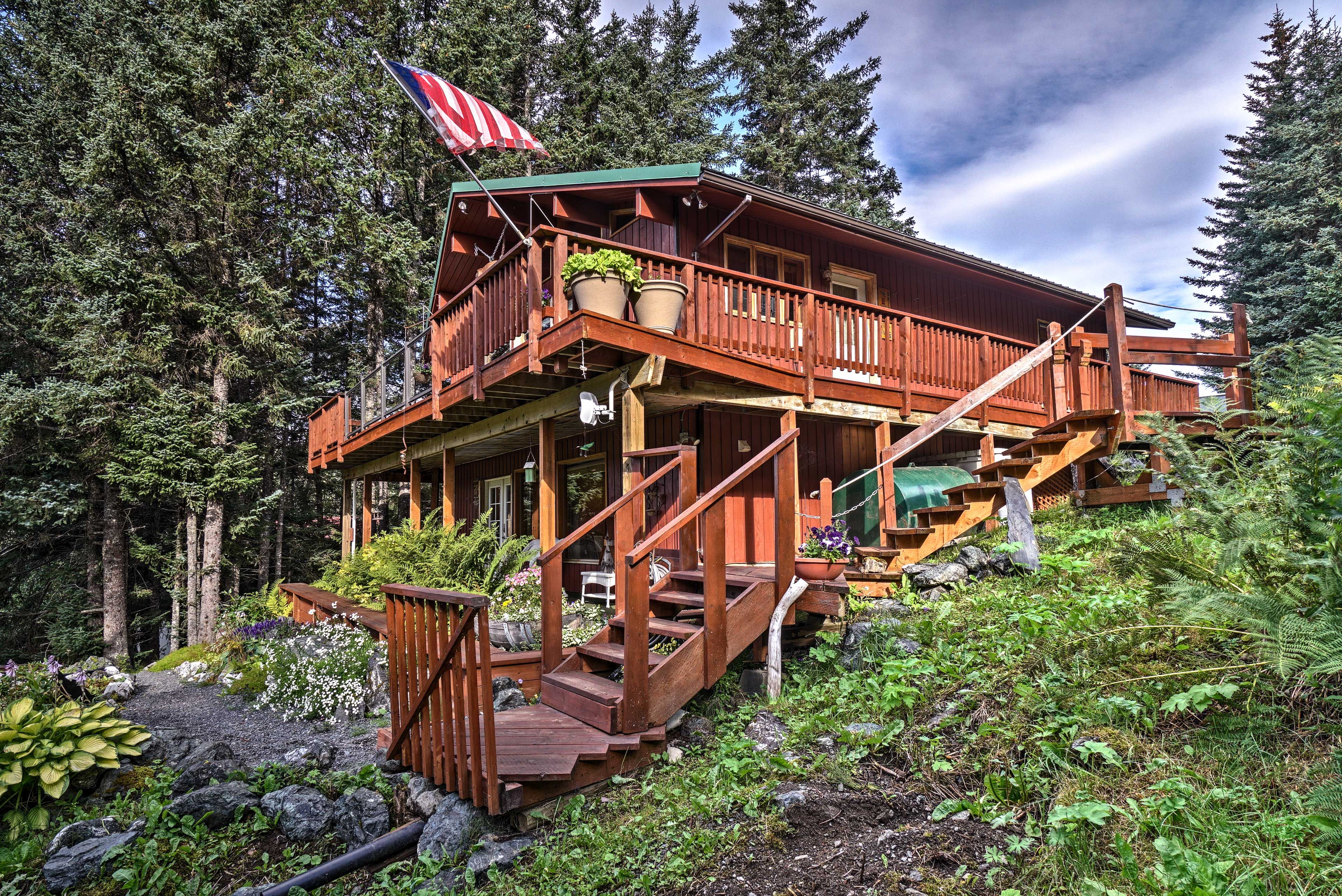 The property is only accessibly via stairs.