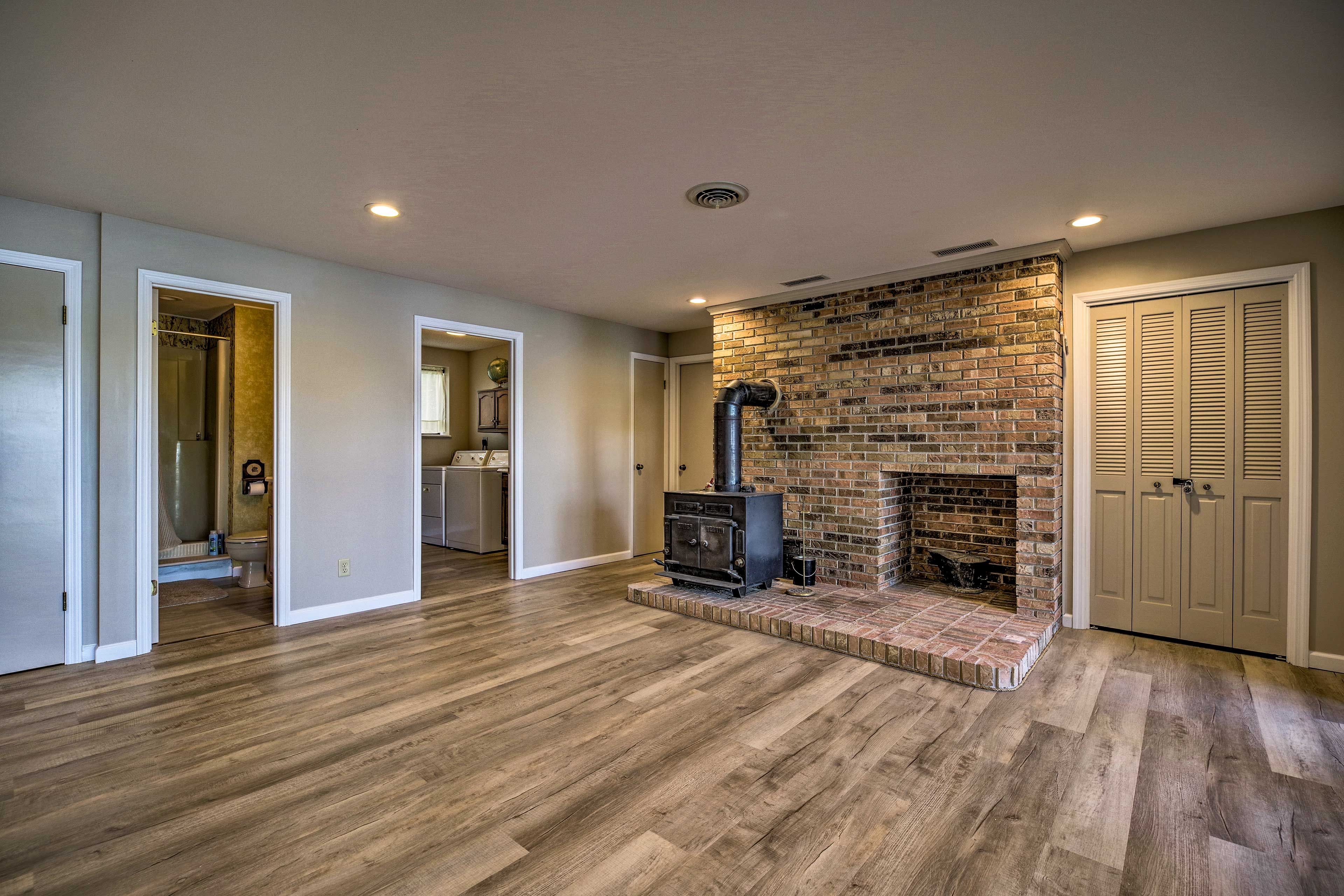 Recreational Room | Wood-Burning Stove