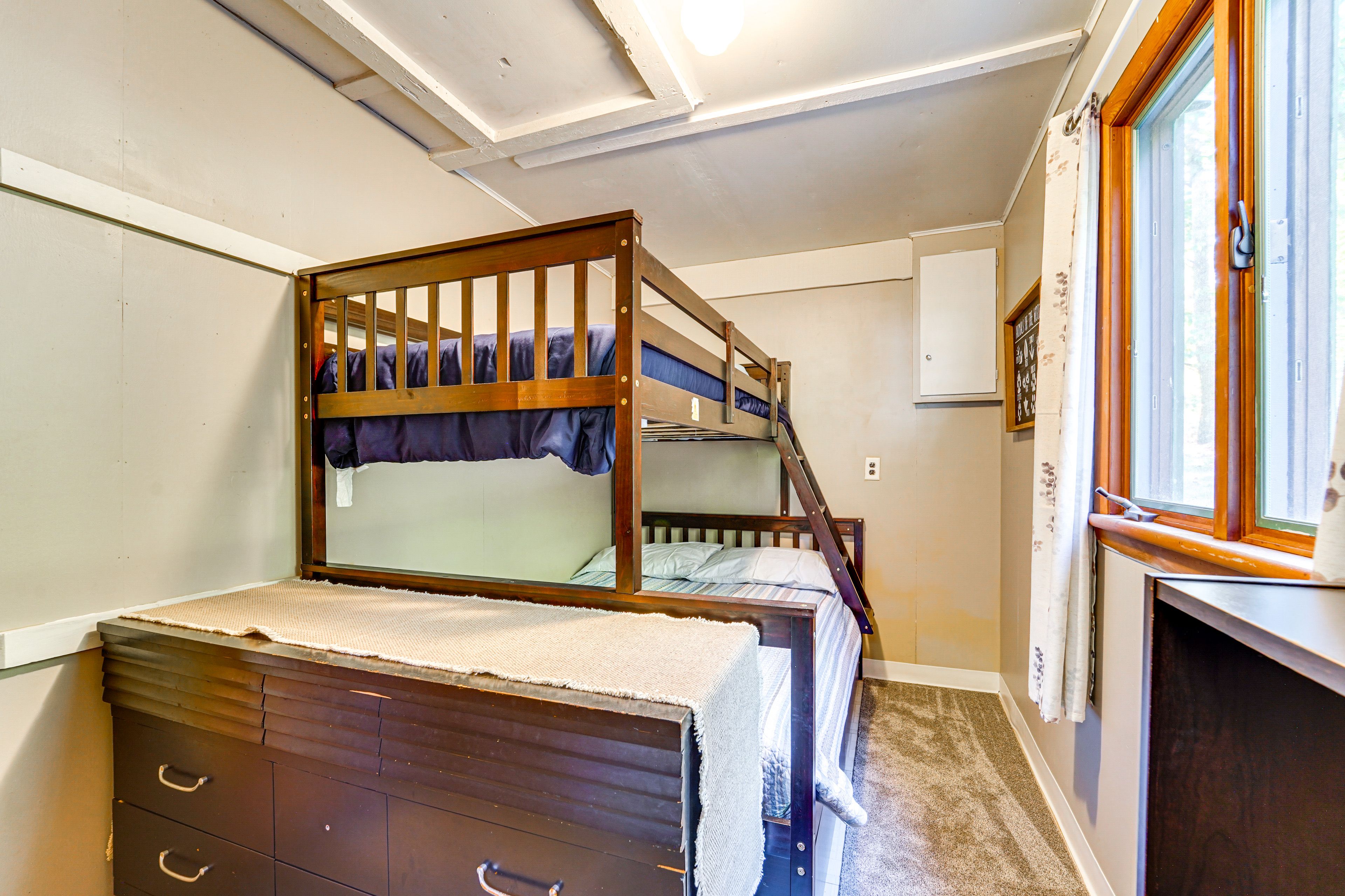 Bedroom 2 | Twin/Full Bunk Bed | Outdoor Access