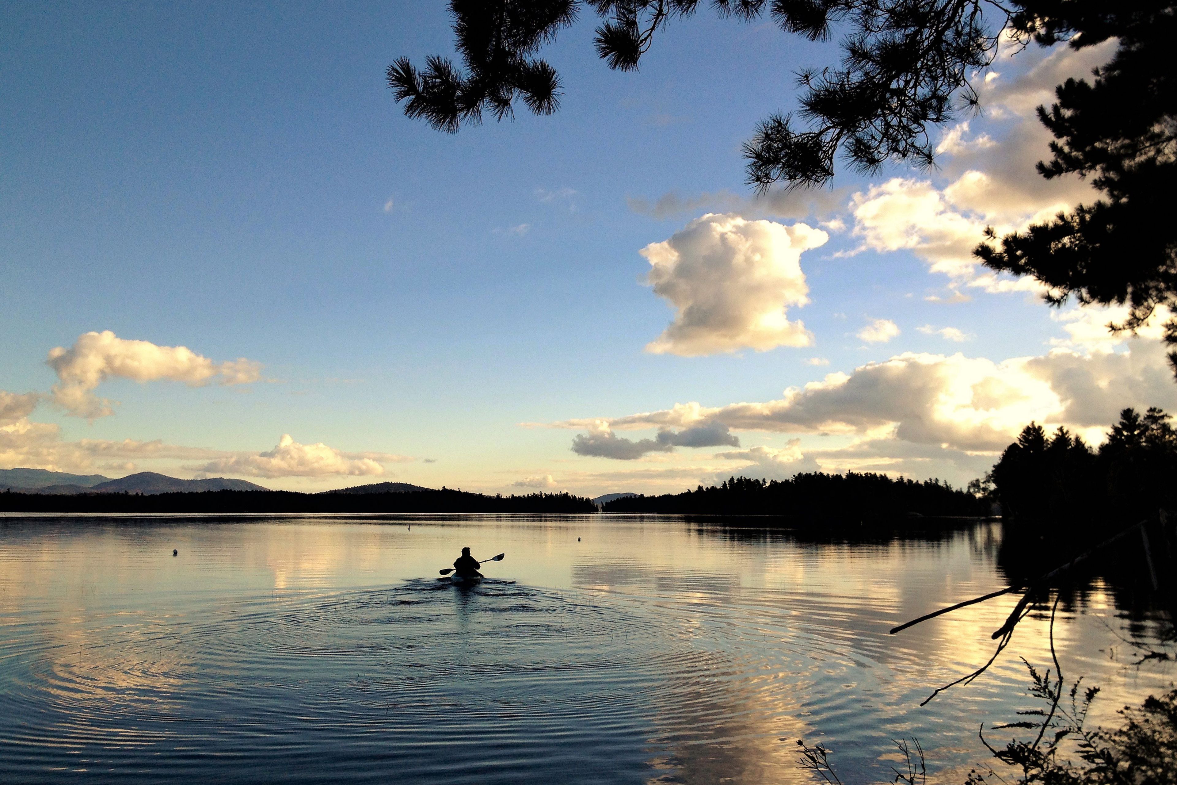 Spend some alone time out on the water.