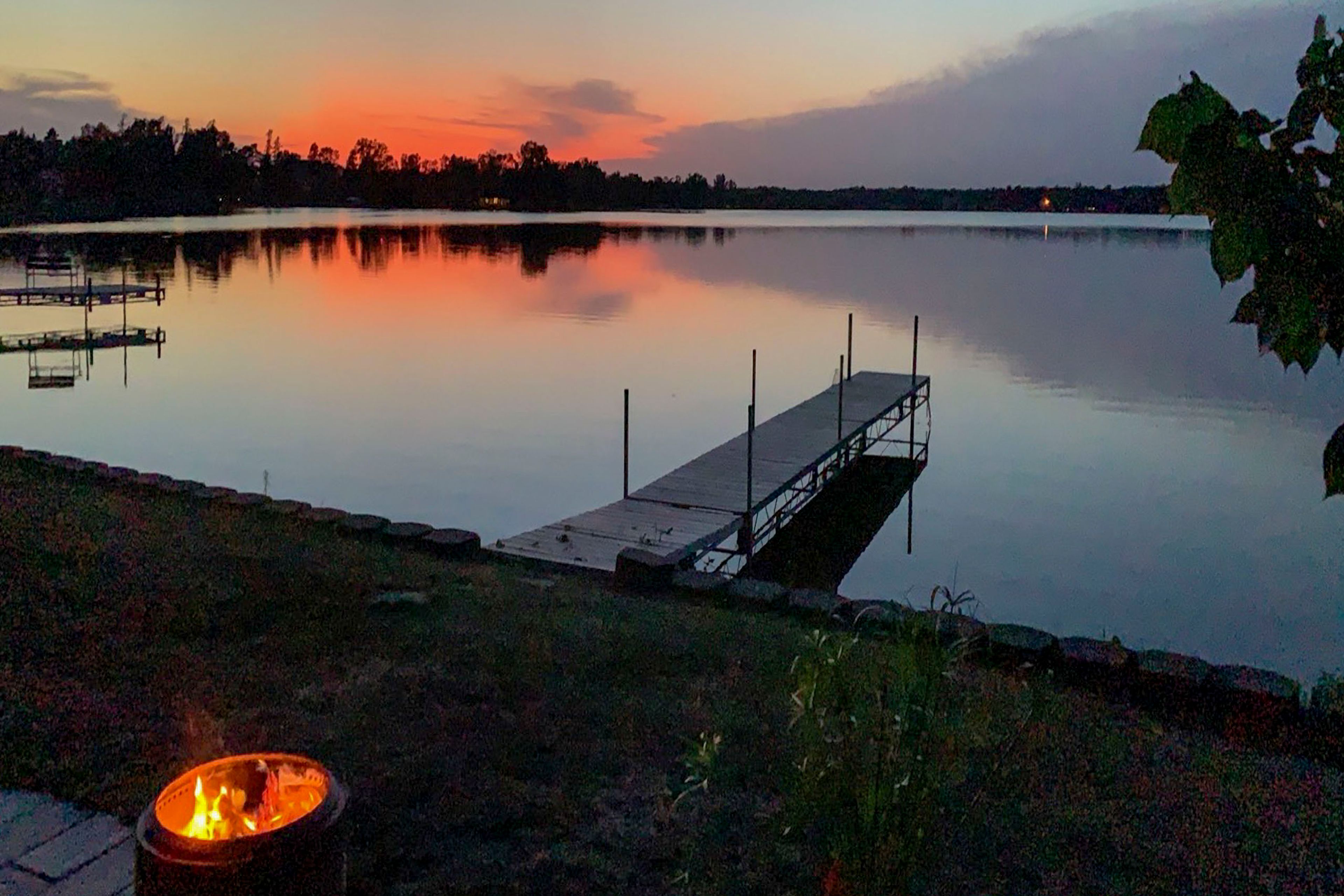 Lakefront Yard | Fire Pit