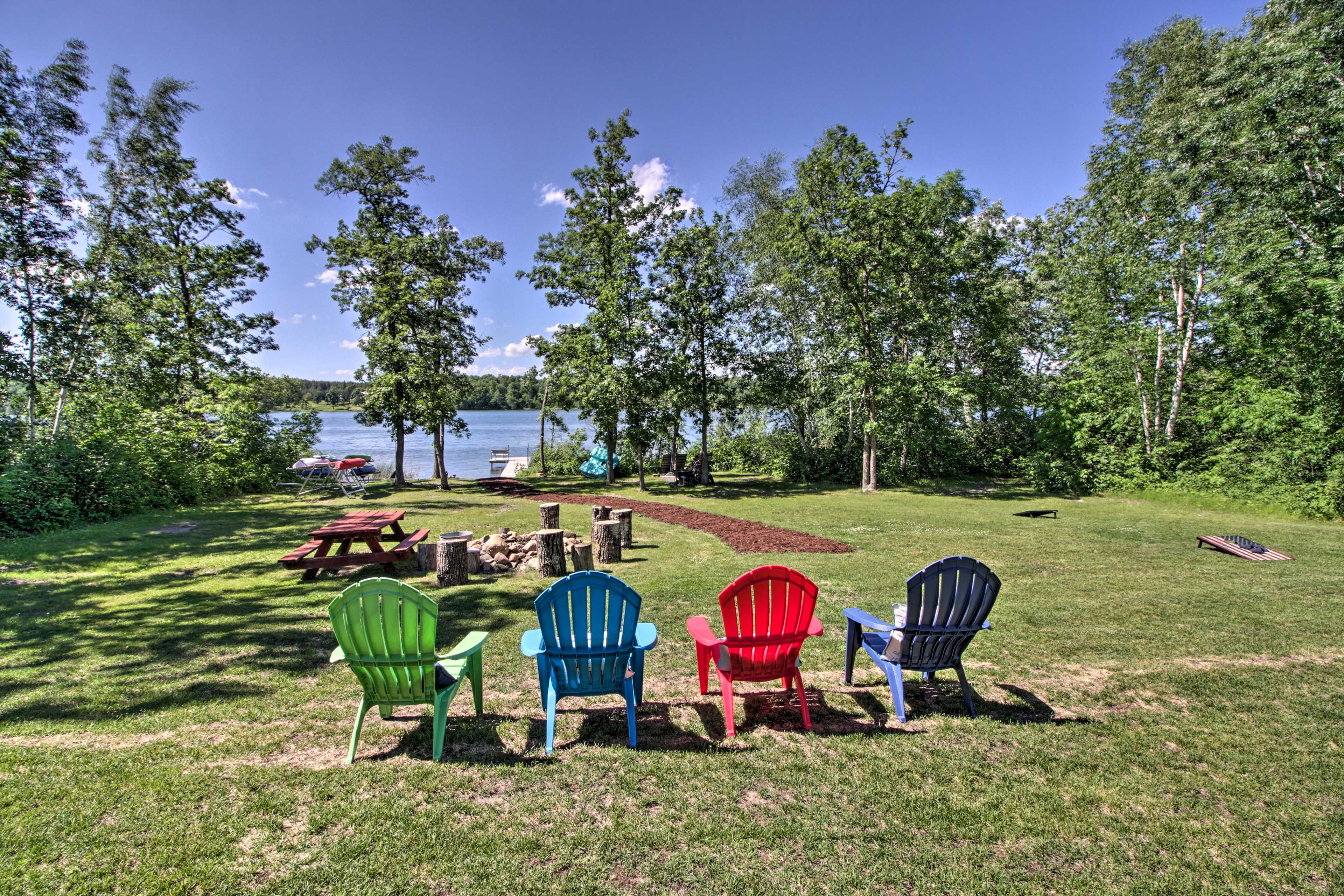 Backyard | Wood-Burning Fire Pit | Picnic Area