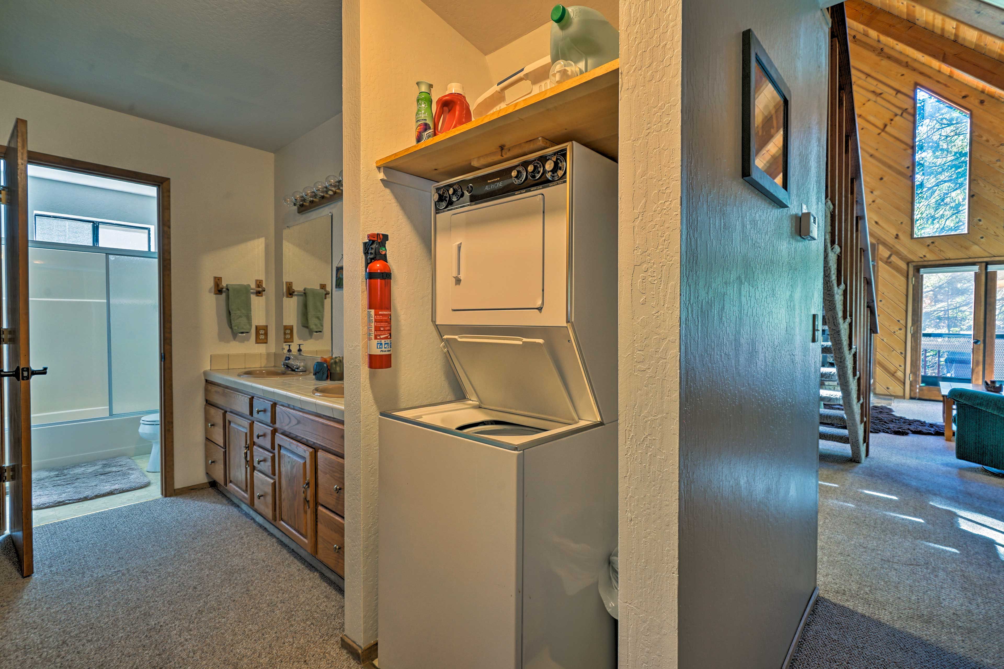 Throw your clothes in the washer after strenuous outdoor activities.