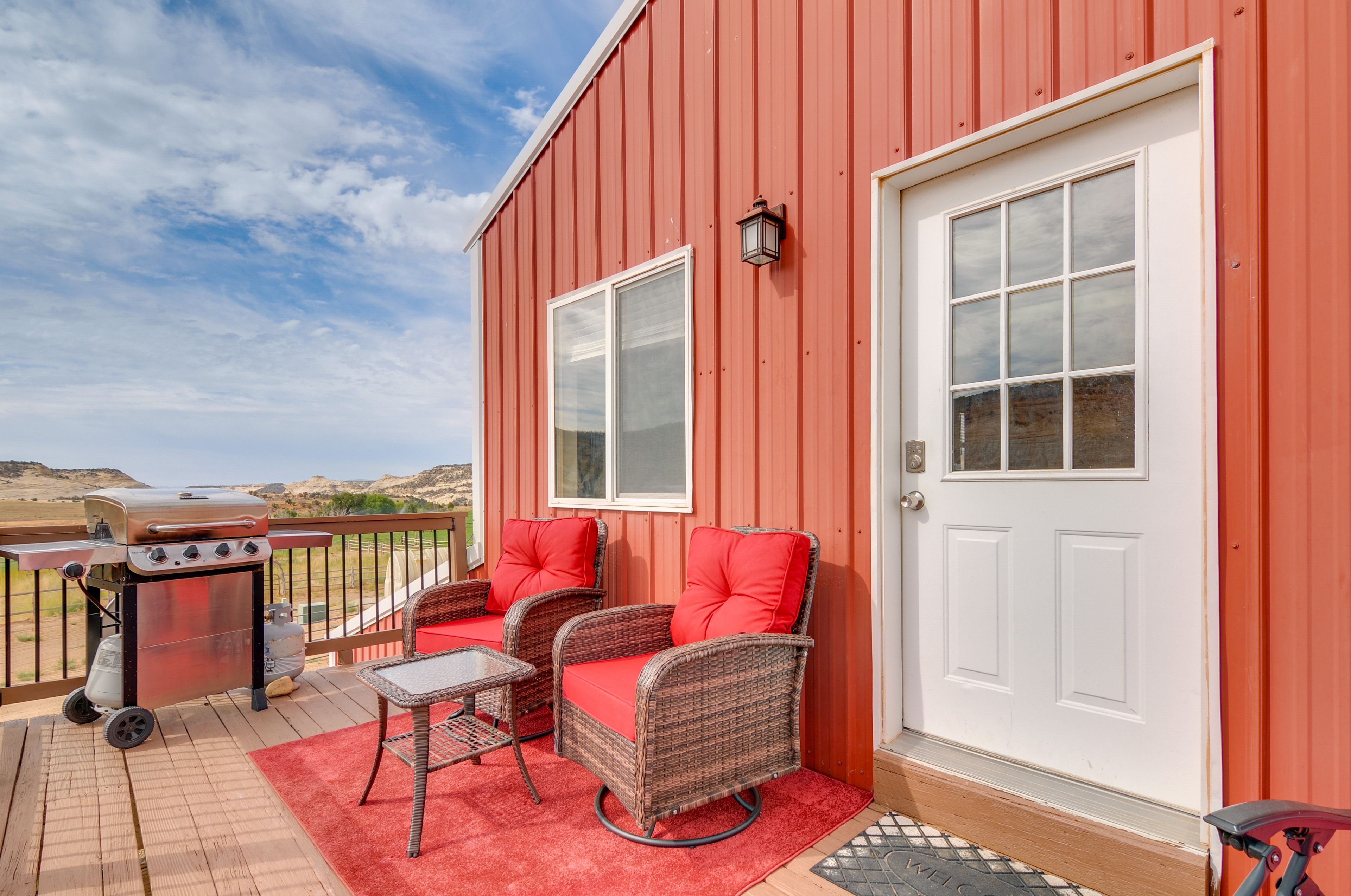 Deck | Gas Grill | Mountain Views