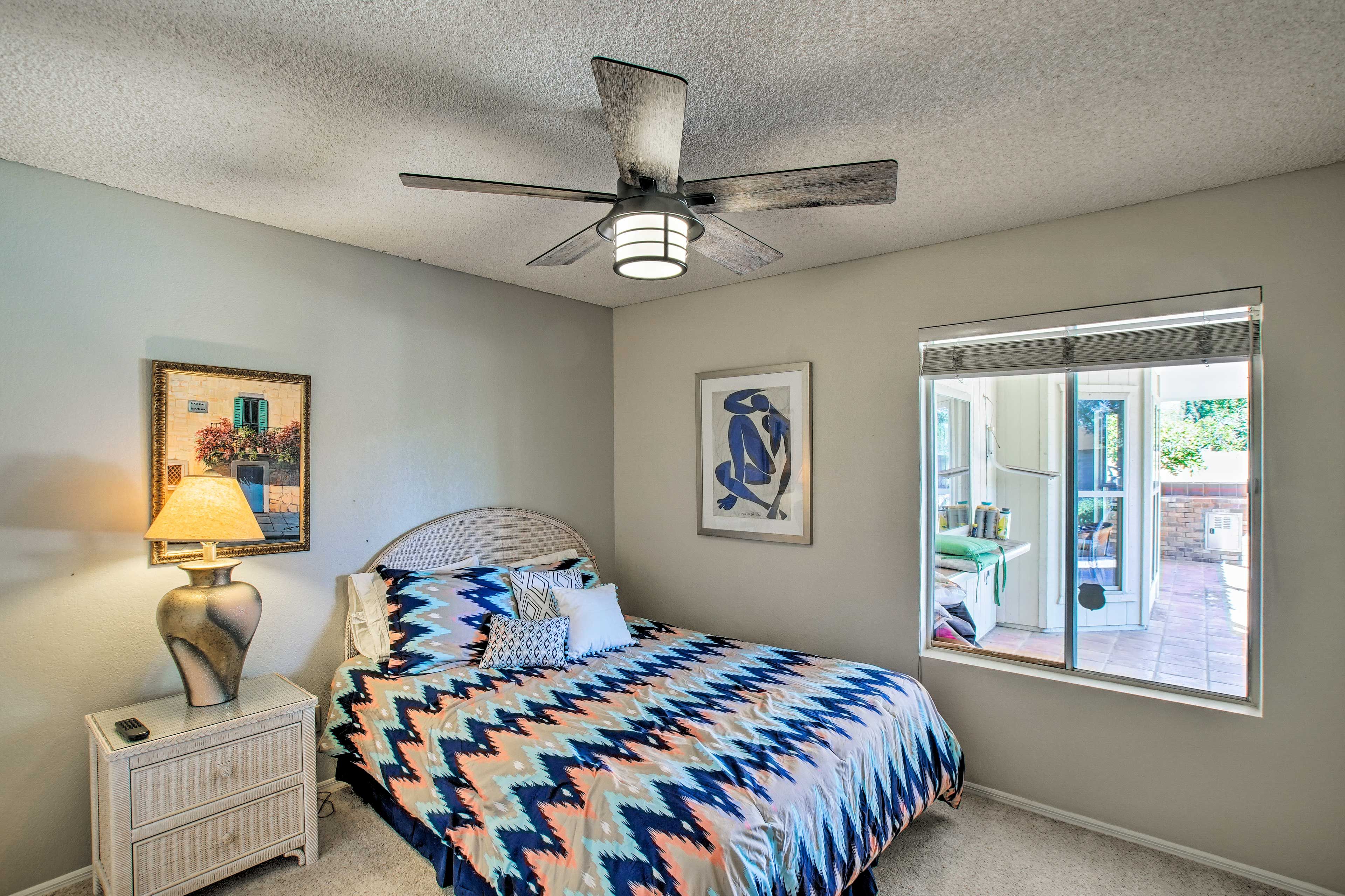 This bedroom has space for 2!