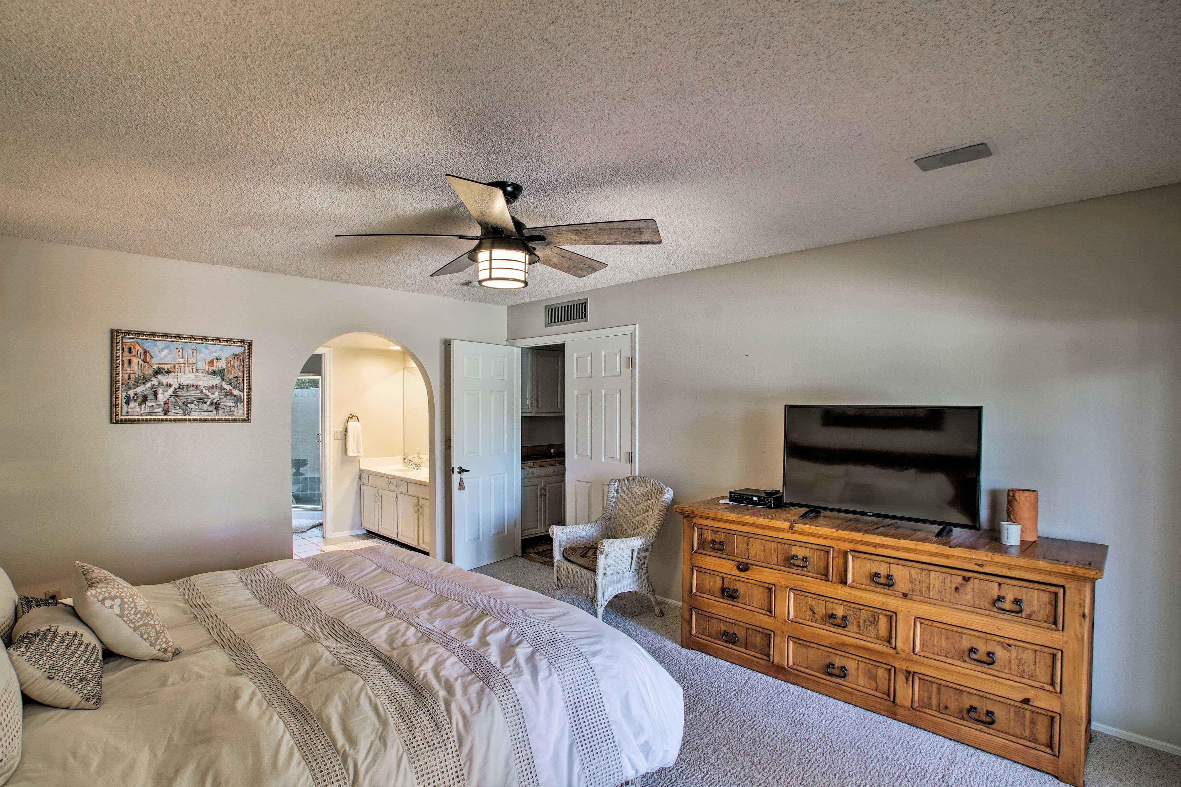 Watch TV from the comfort of bed!