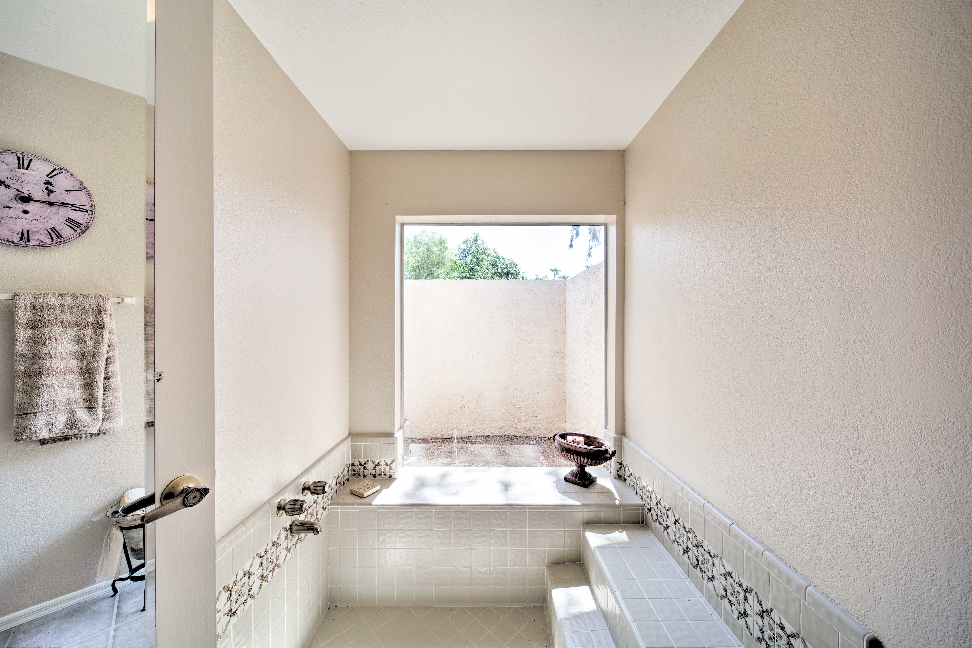 Soak your worries away in the bathtub!
