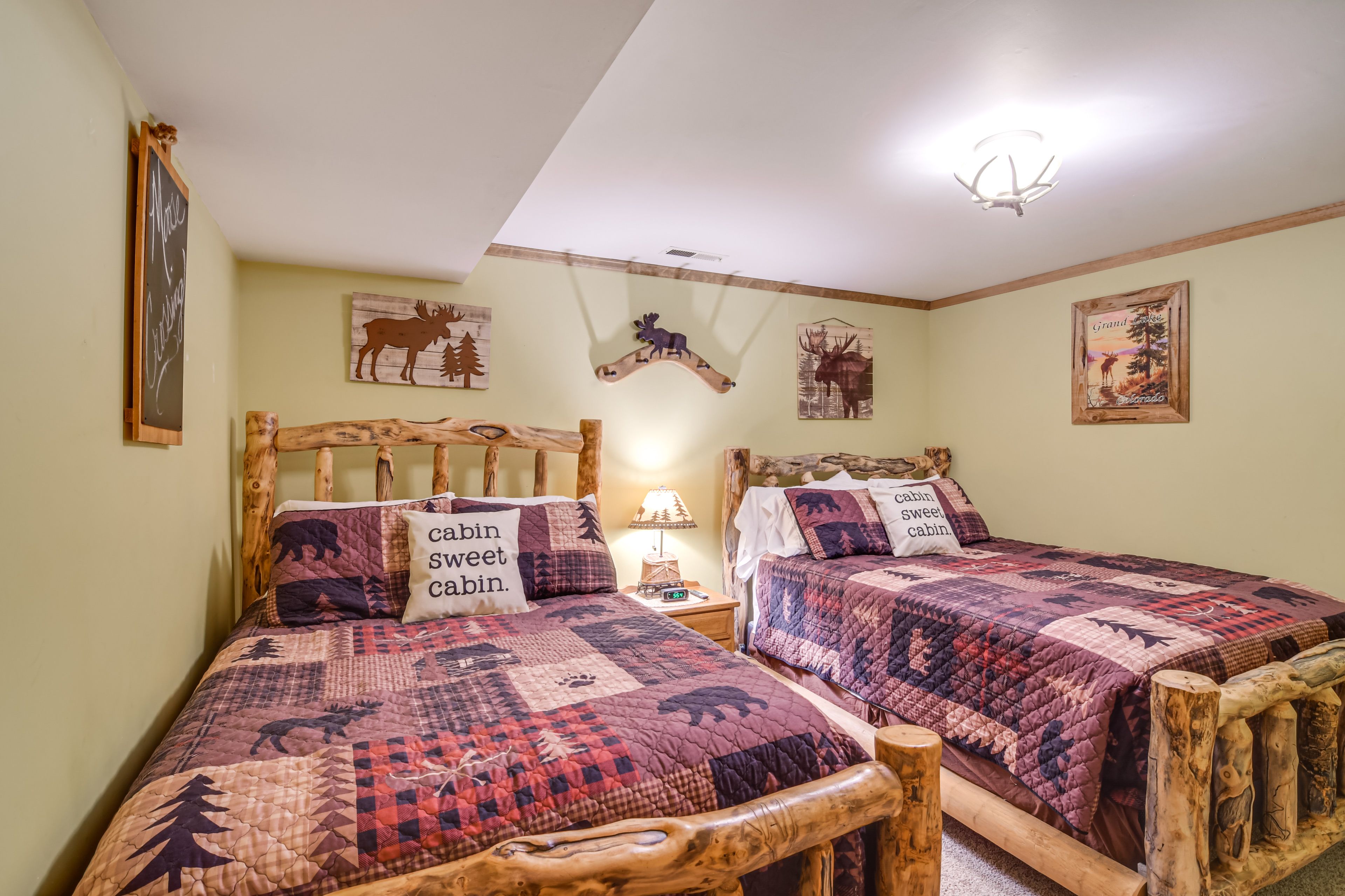 Bedroom 2 | Full Bed, Queen Bed | Lower Level