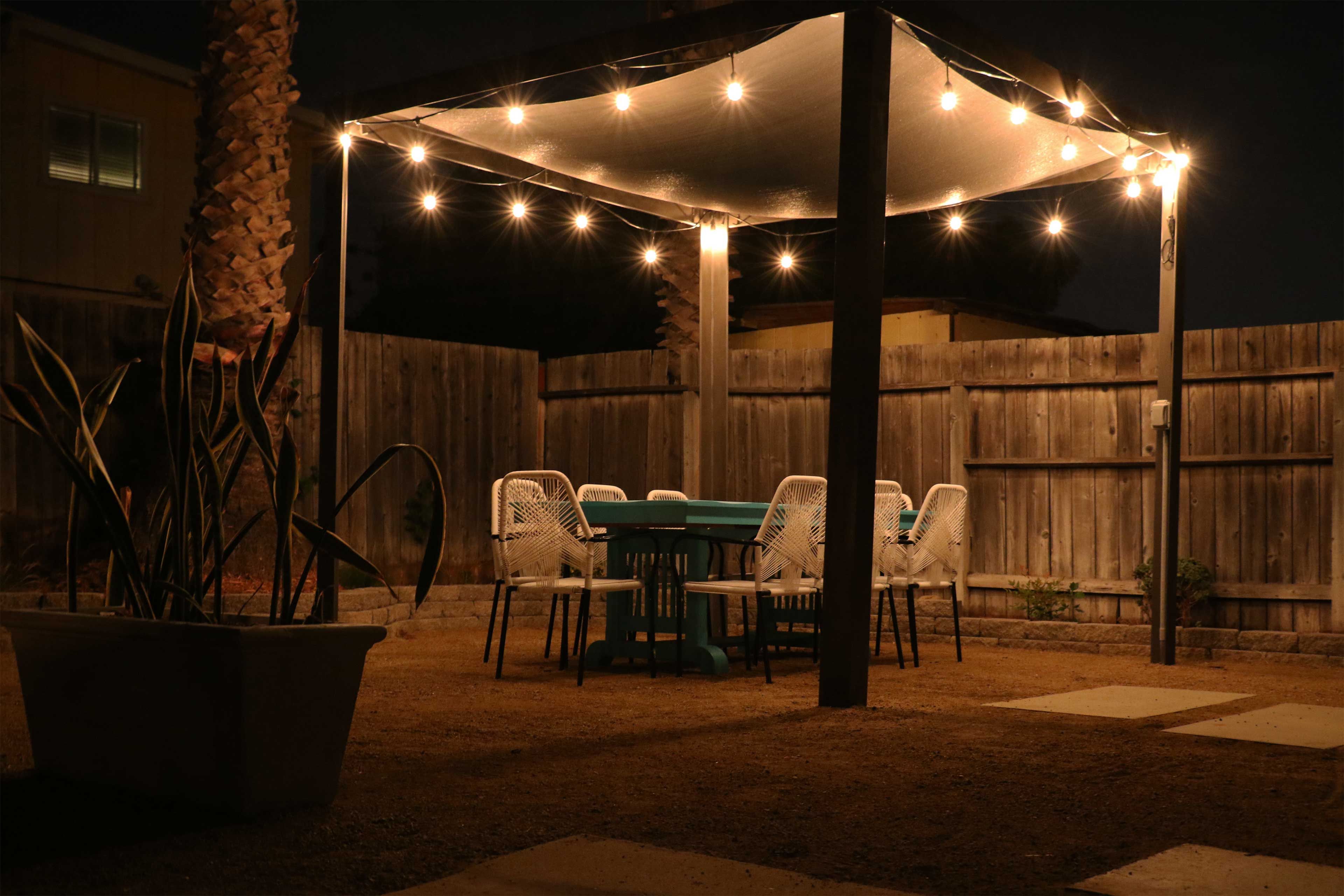 Yard at Night
