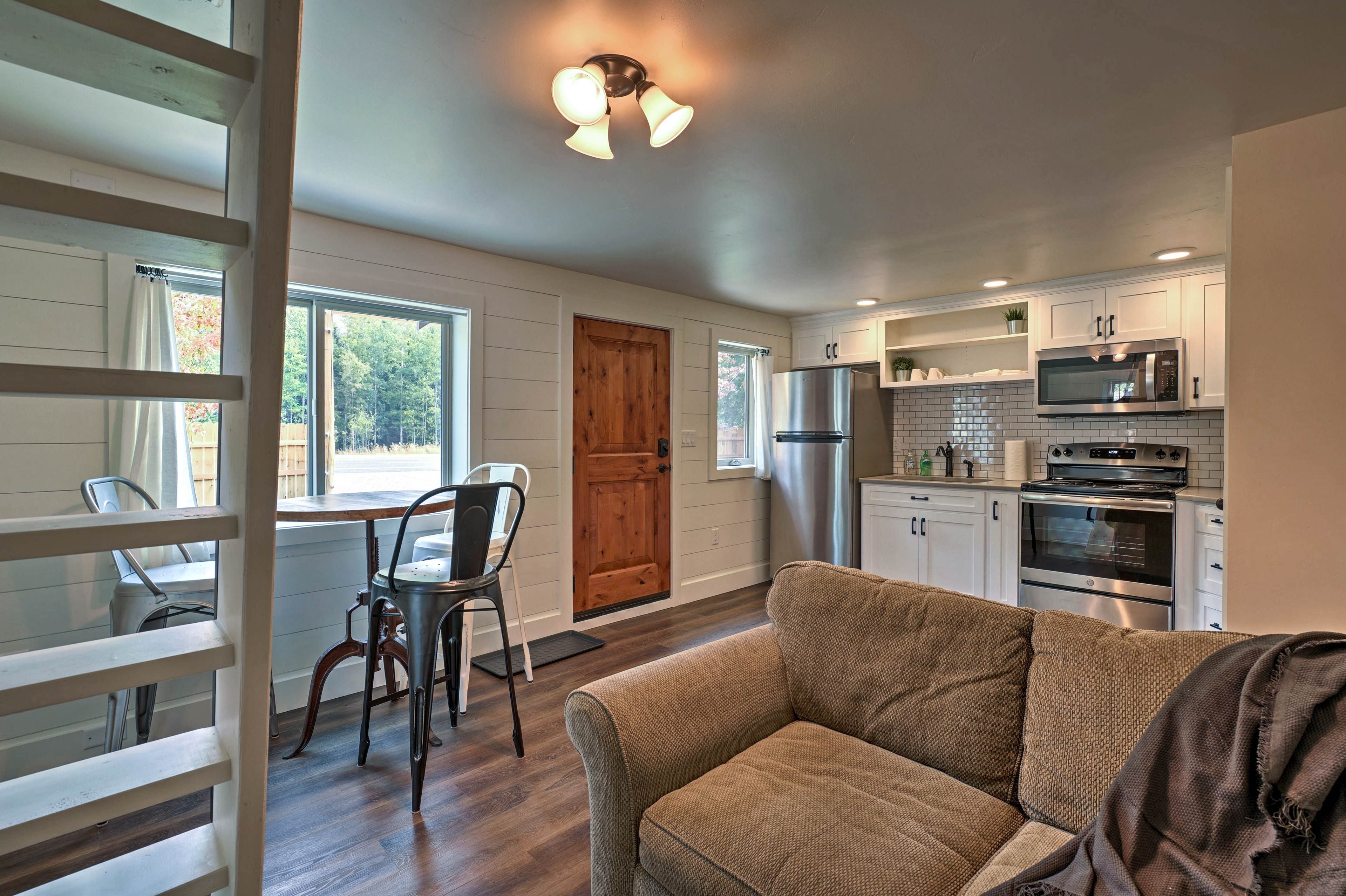 You'll be walking distance from the Big Wood River and hiking trails.