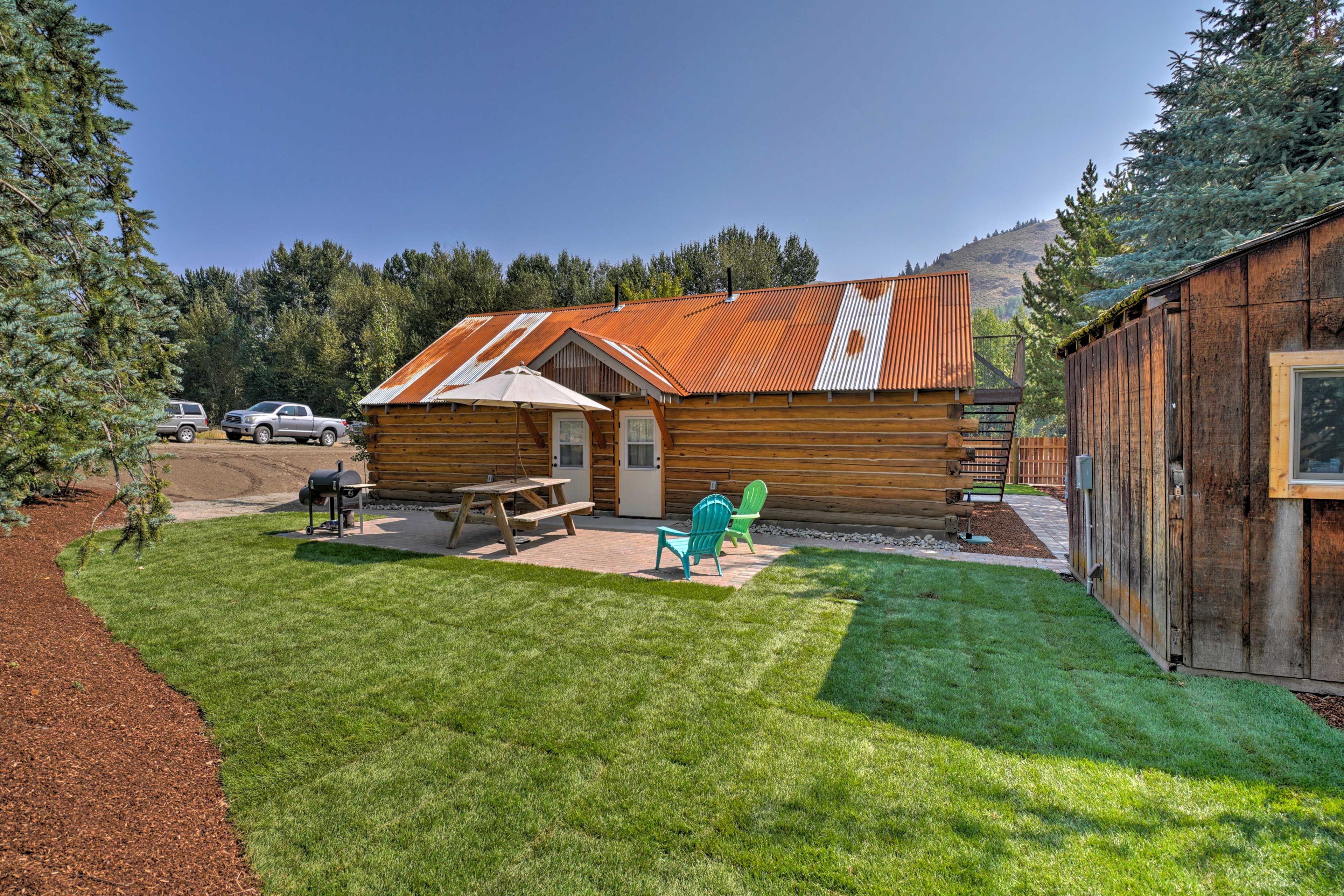 The other unit on the property is also available for you to rent.