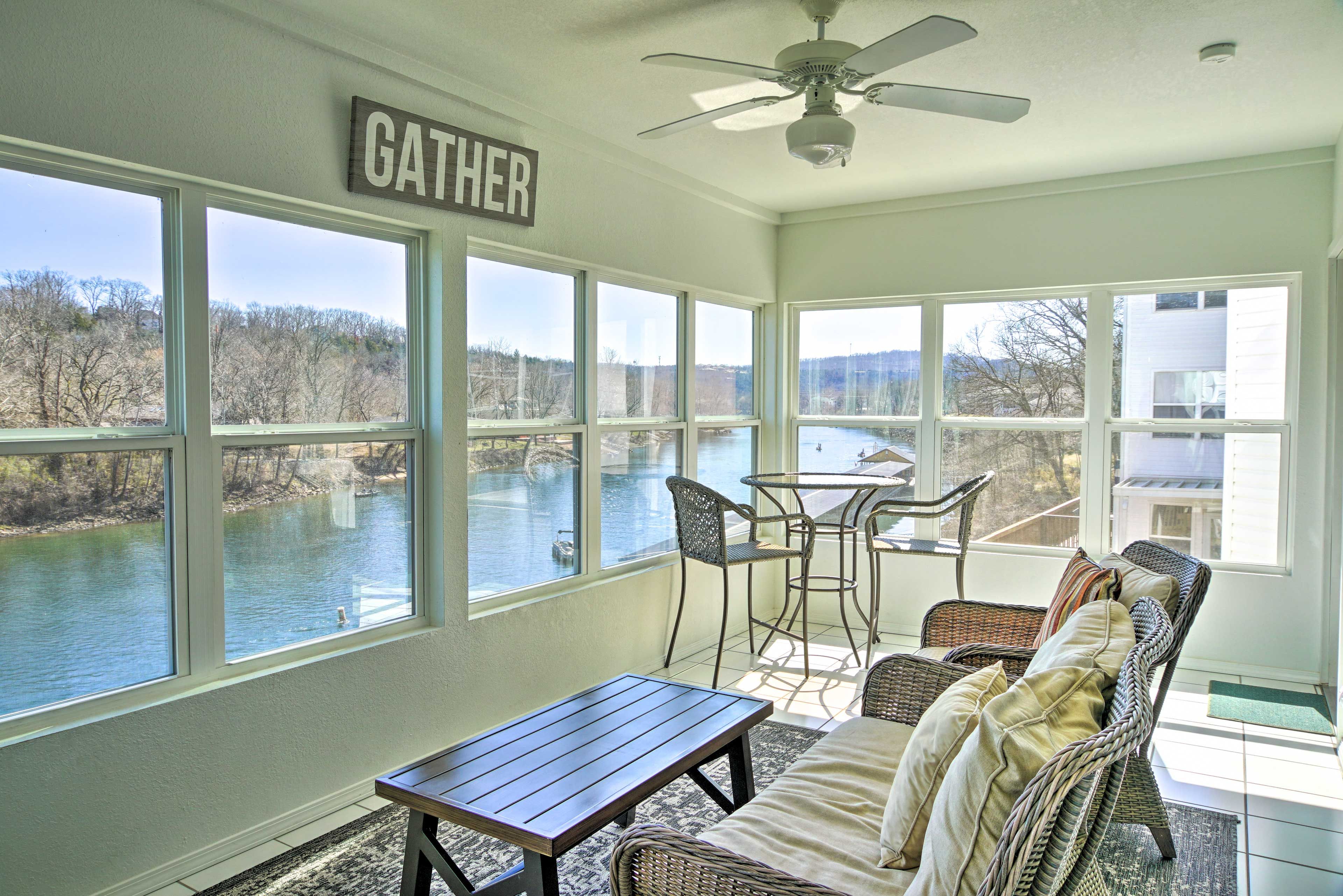 Branson Vacation Rental | 2BR | 2BA | 1,200 Sq Ft | 3rd Floor | Stairs Required
