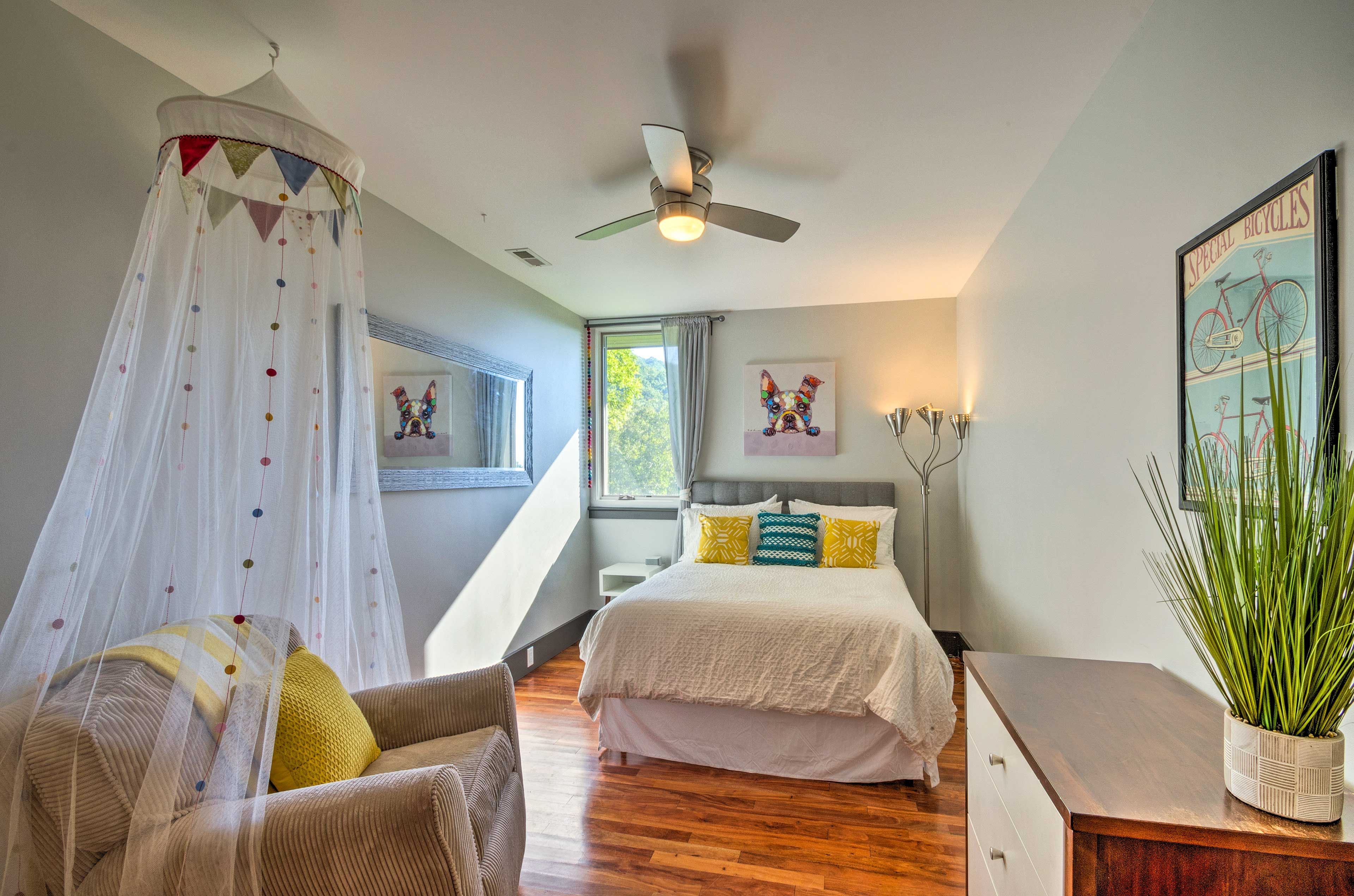 The property contains 4 well-appointed bedrooms.