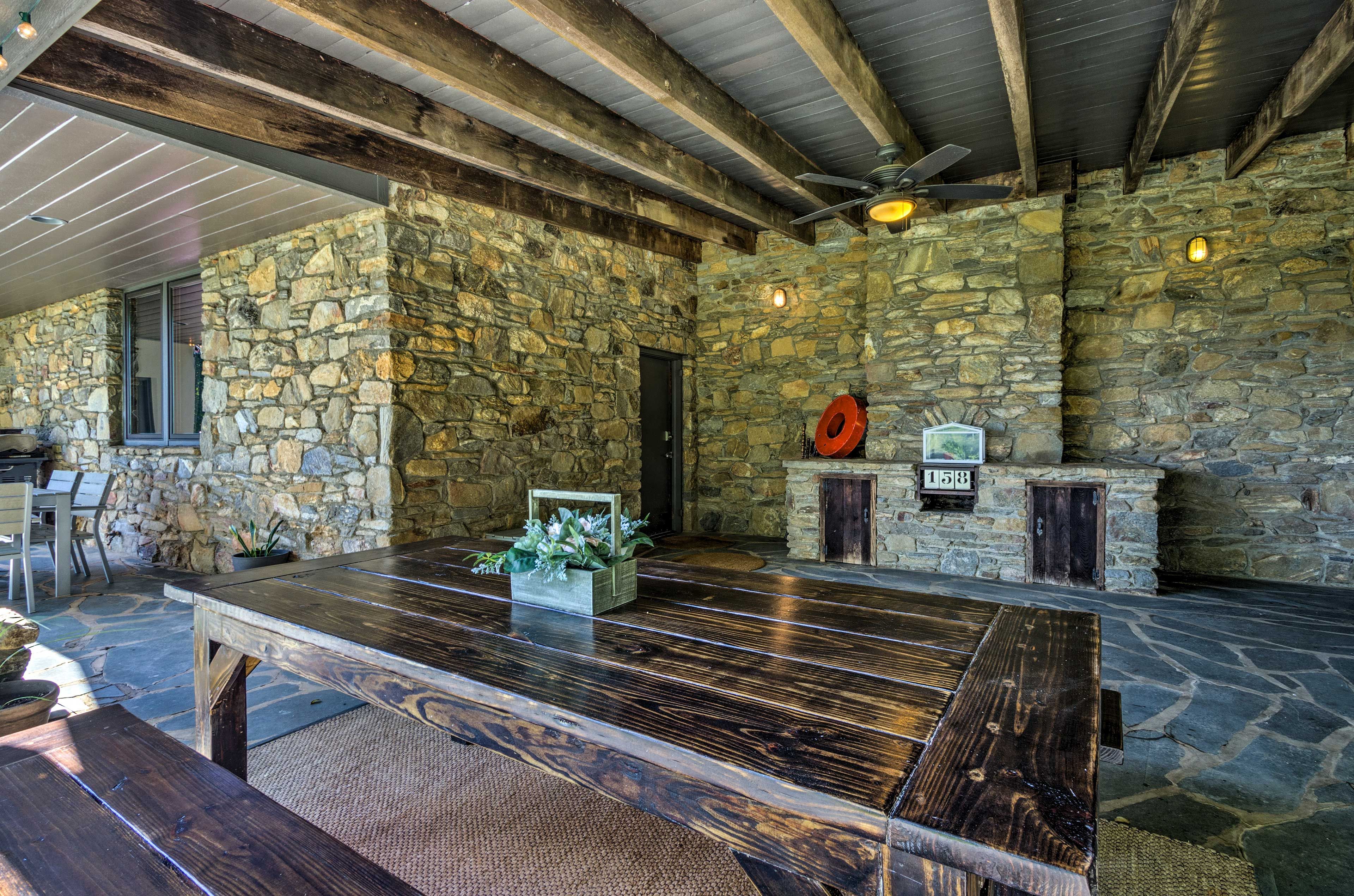 You won't be able to get enough of this heavenly outdoor space!