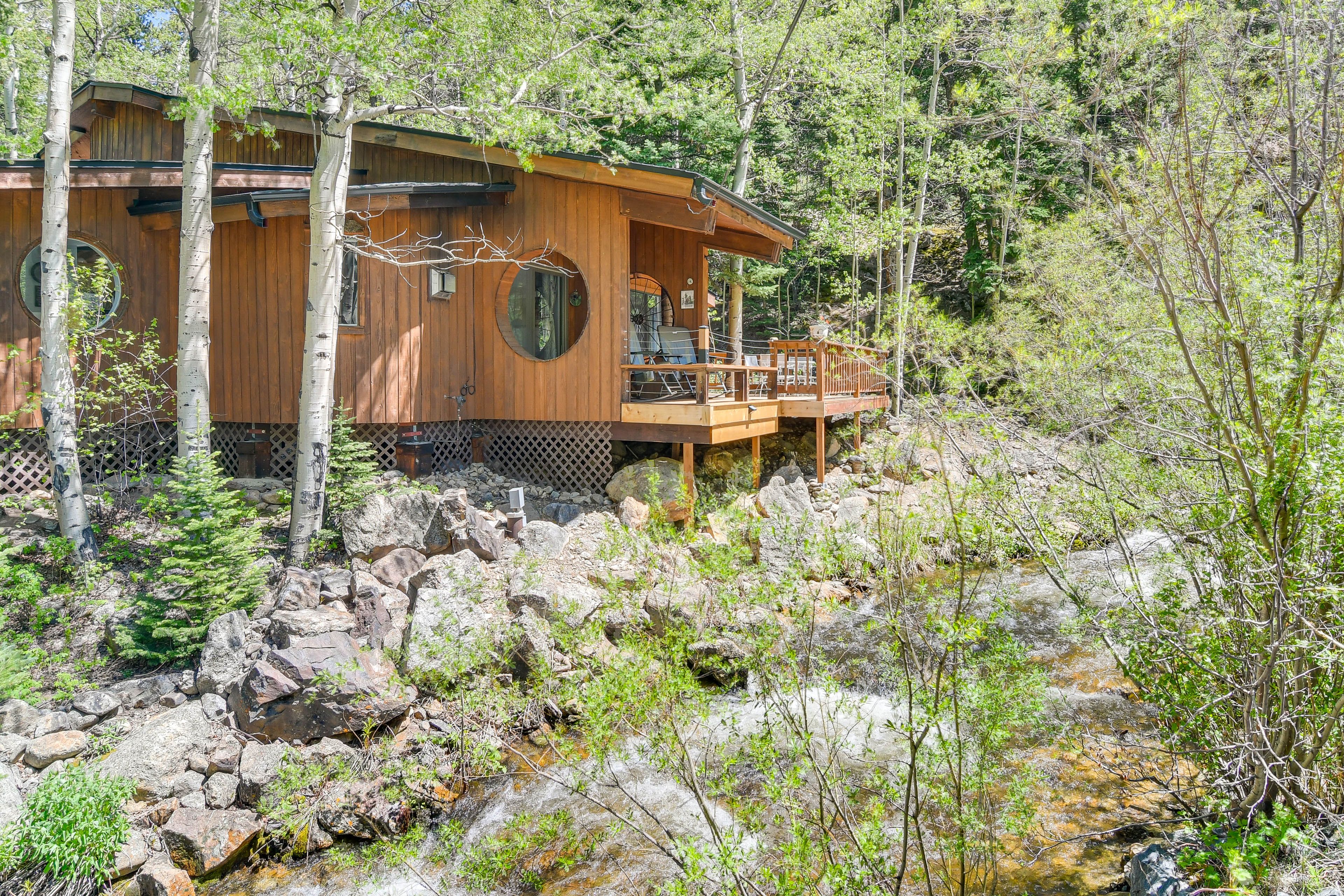 Black Hawk Vacation Rental | 2BR | 1BA | Stairs to Access | 1,100 Sq Ft