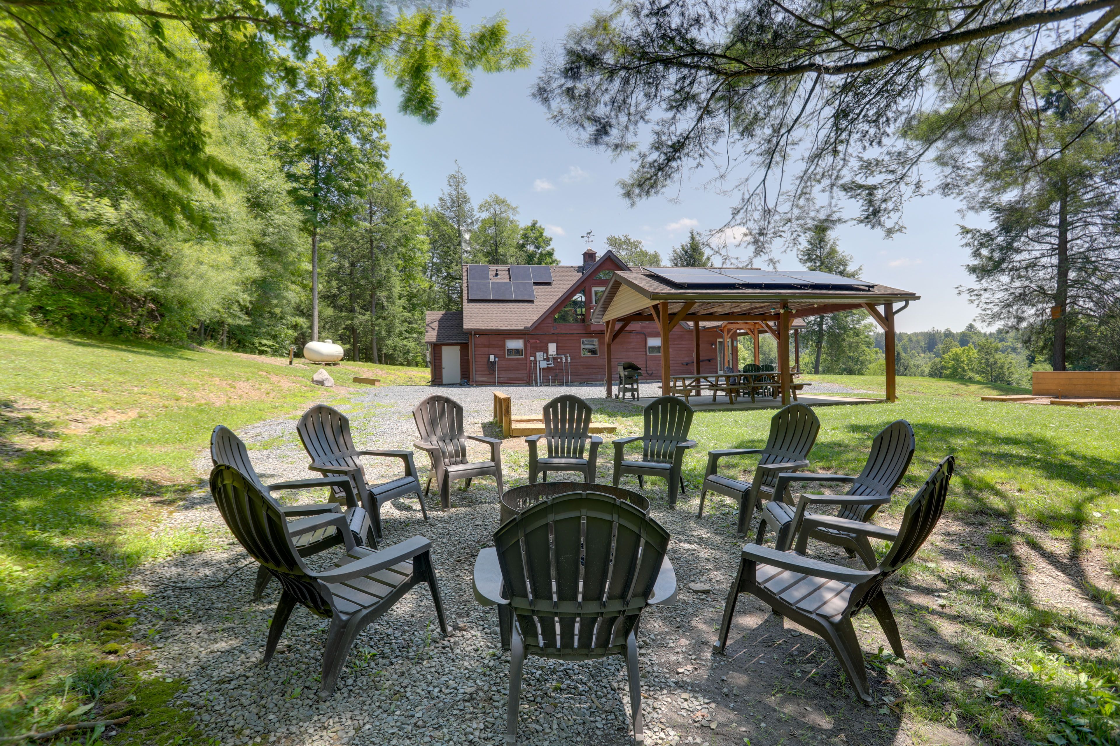 Yard Space | Fire Pit | 2-Story Cabin