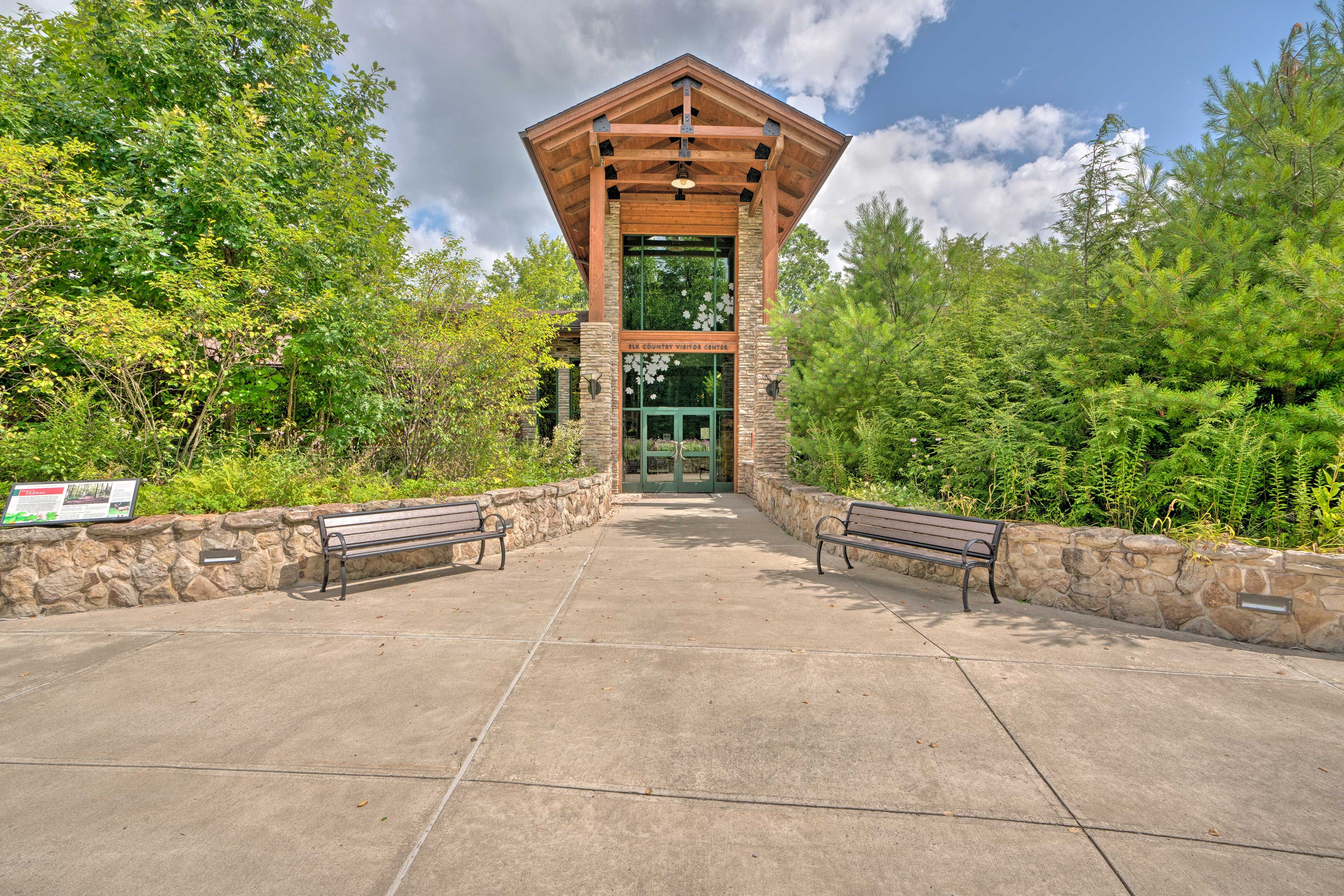 4 Mi to Elk Country Visitor Center