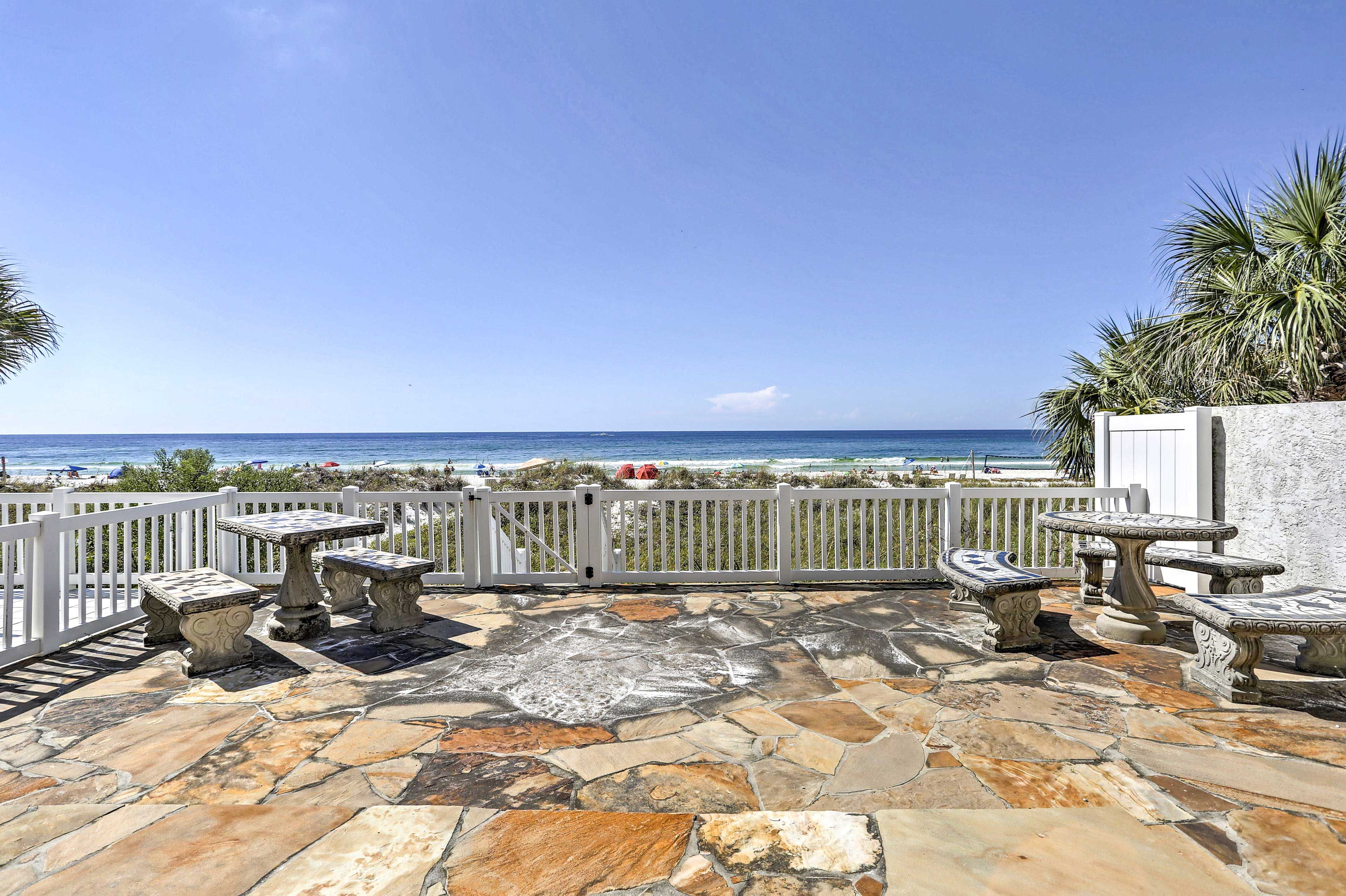 Beachfront Patio