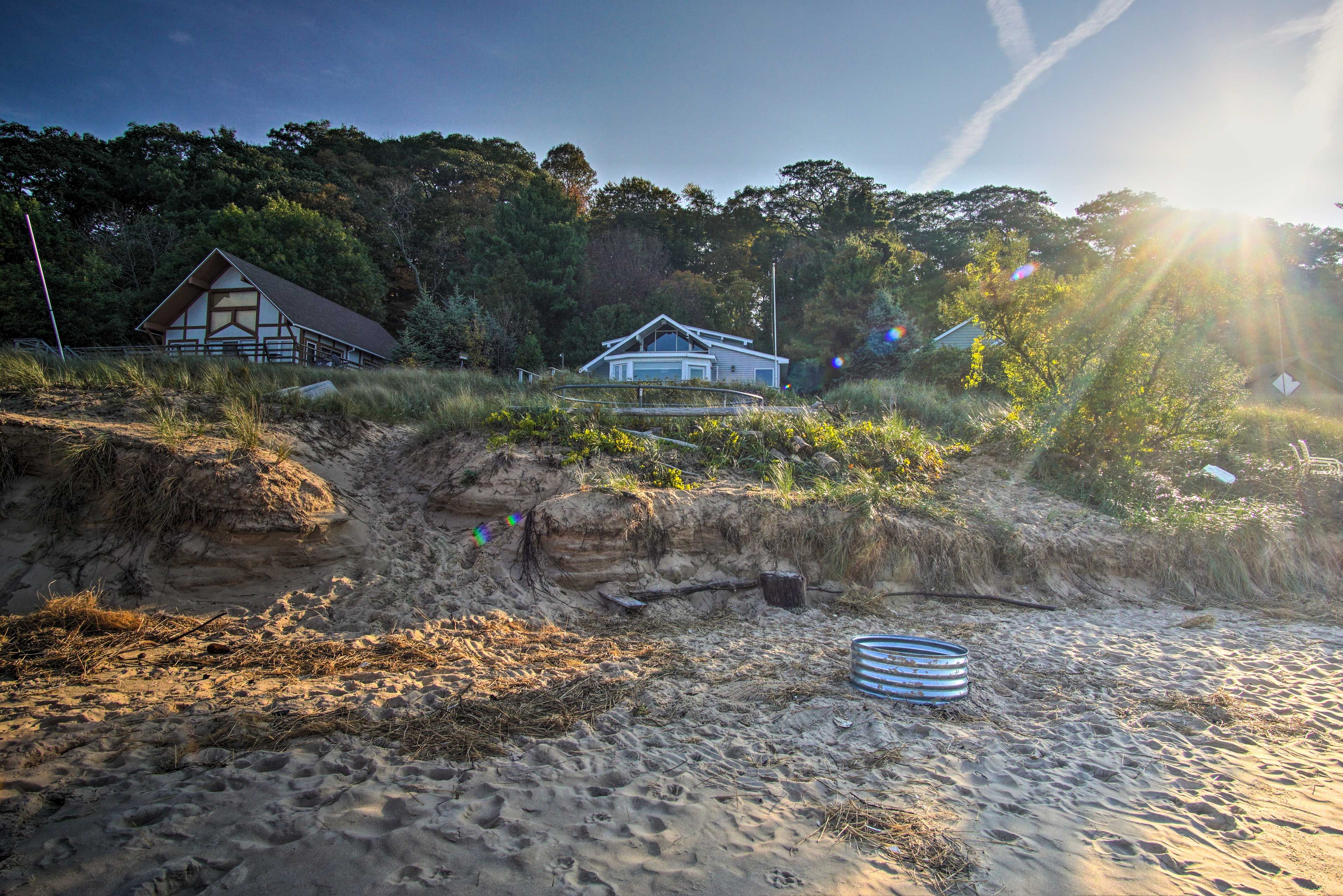 Beach w/ Fire Pit