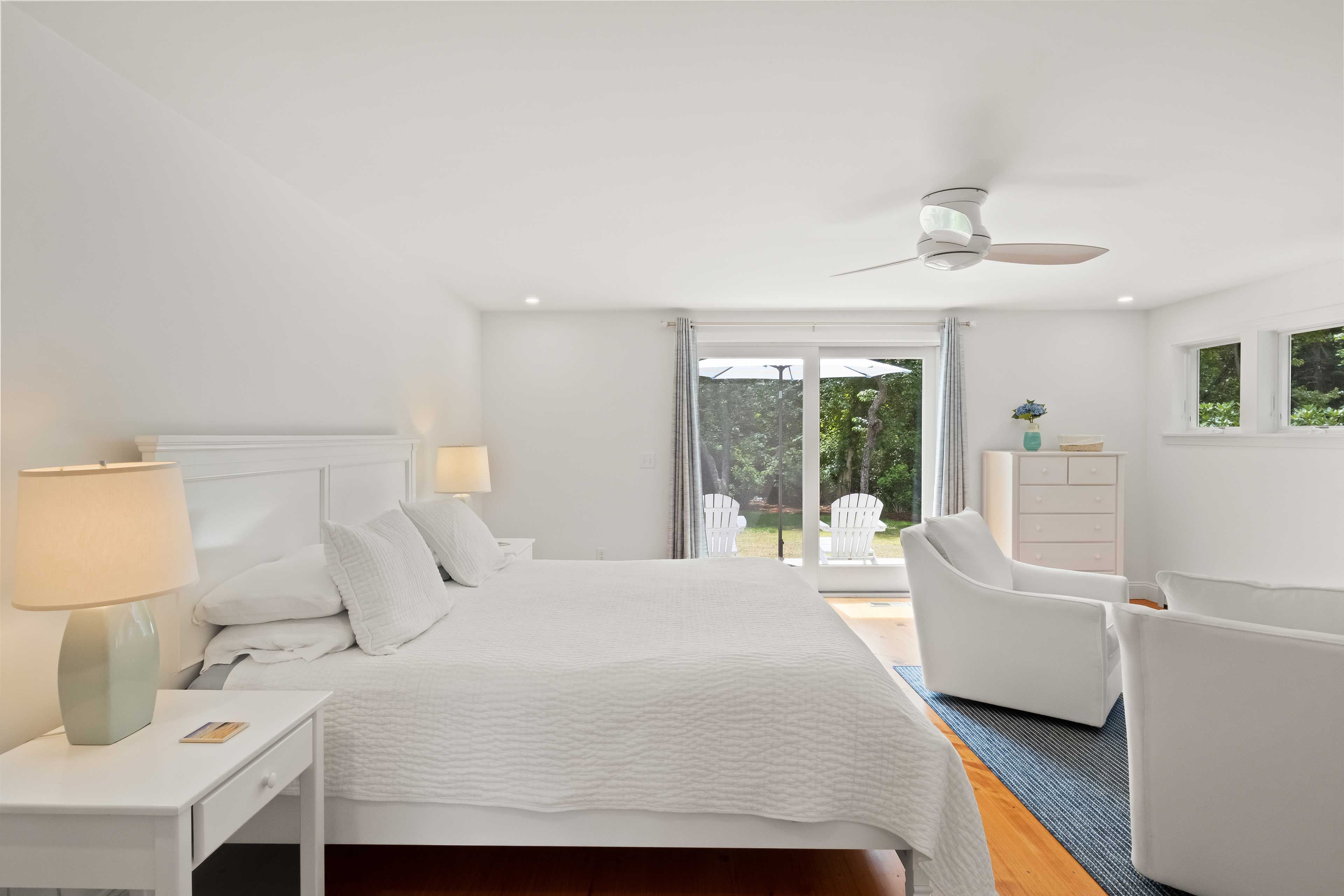 Bedroom Suite | King Bed | Access to Patio | Fireplace