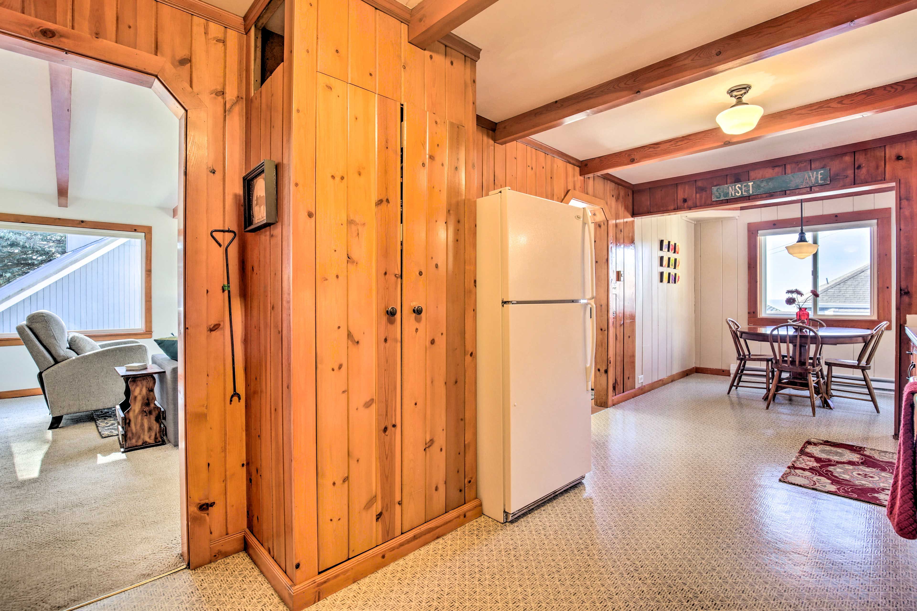 The home's large windows offer tons of natural light!