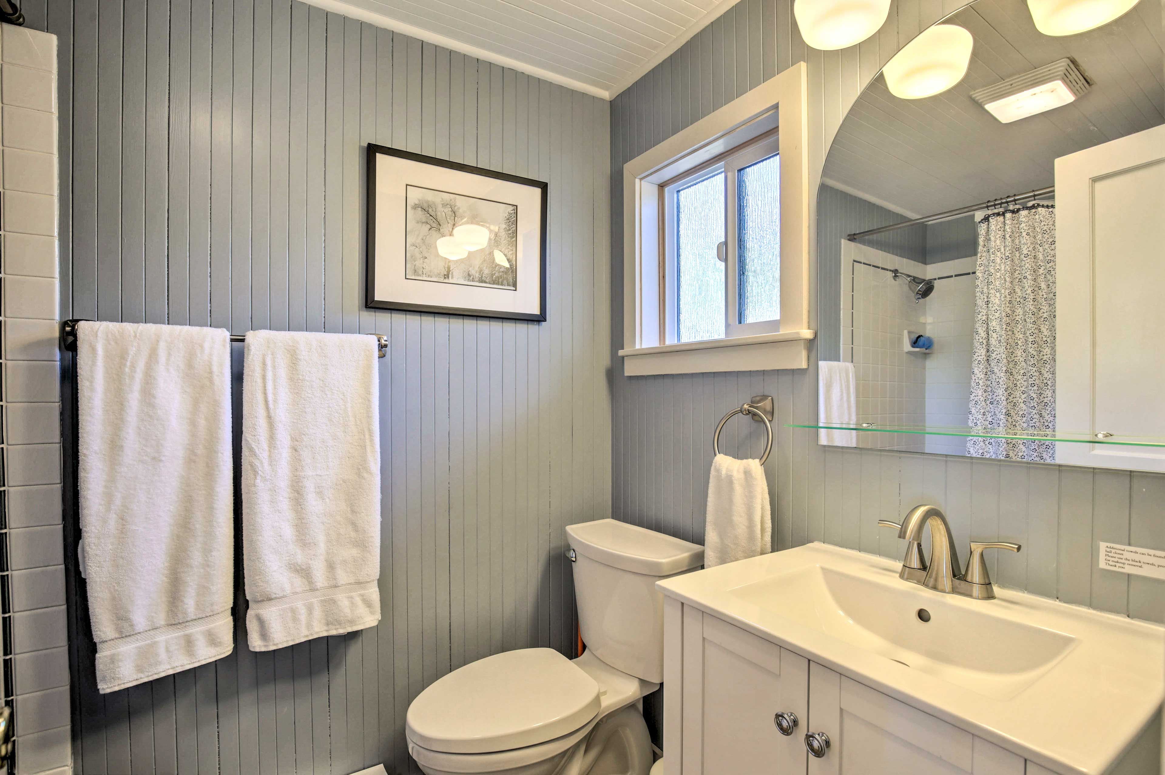 Enjoy fresh towels during your stay!