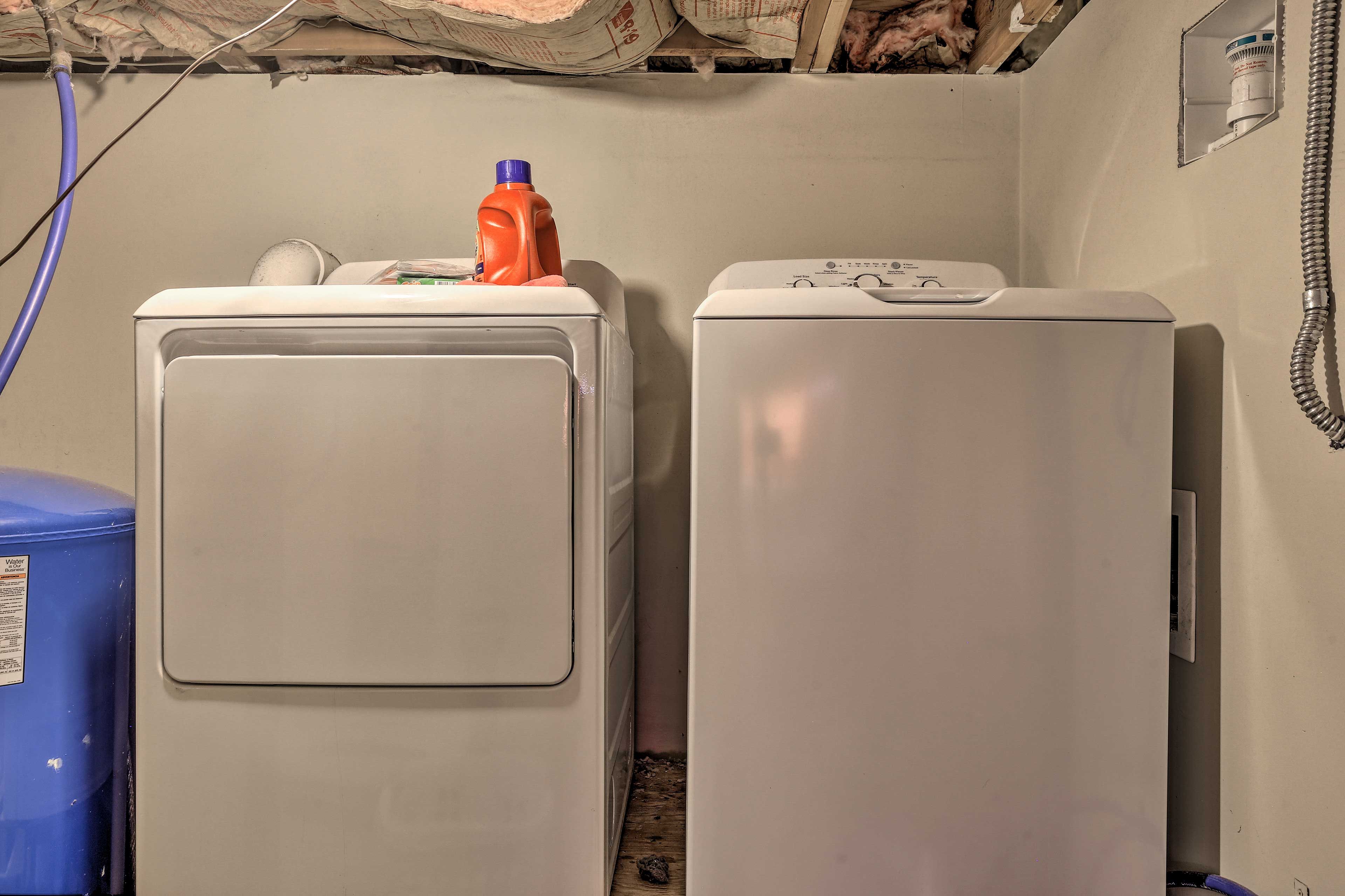 No need to over pack when you can do a load of laundry.