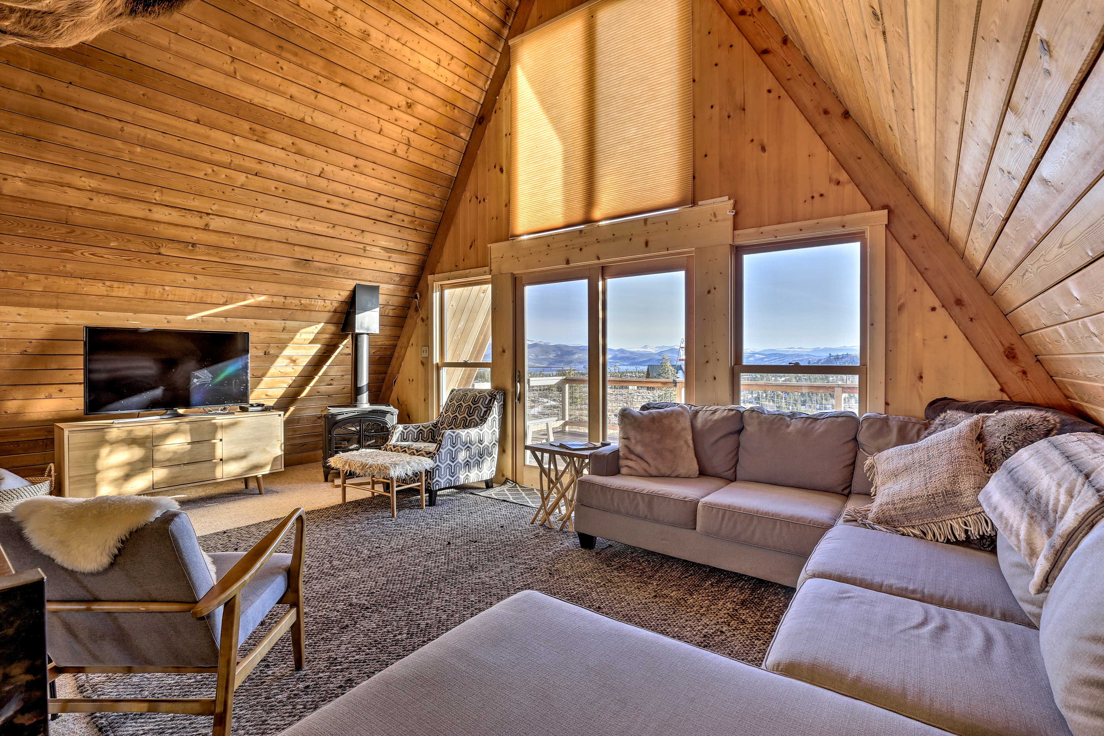 This Grand Lake A-frame is calling your name, so book fast!