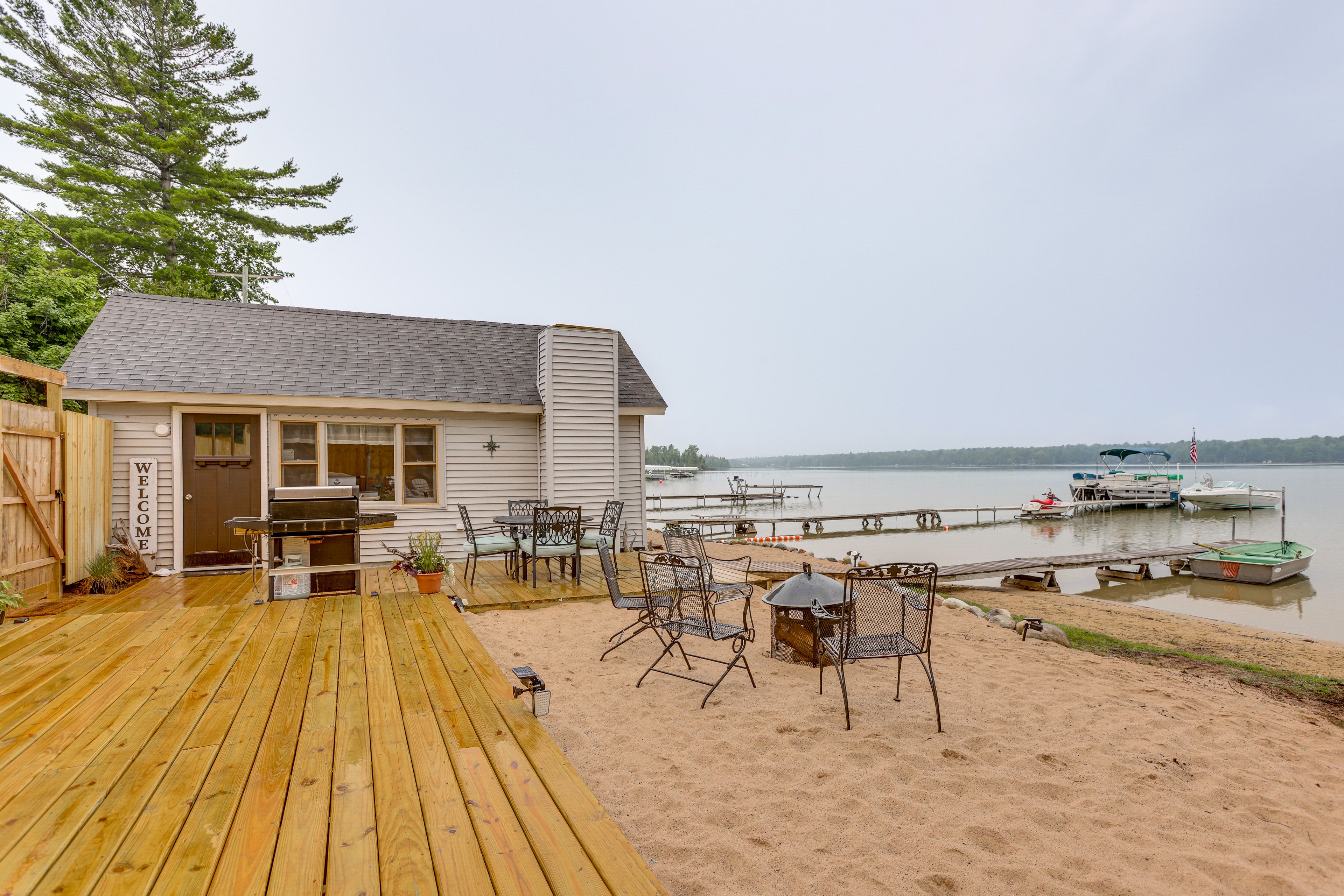 Exterior | Private Beach | Fire Pit | Dock