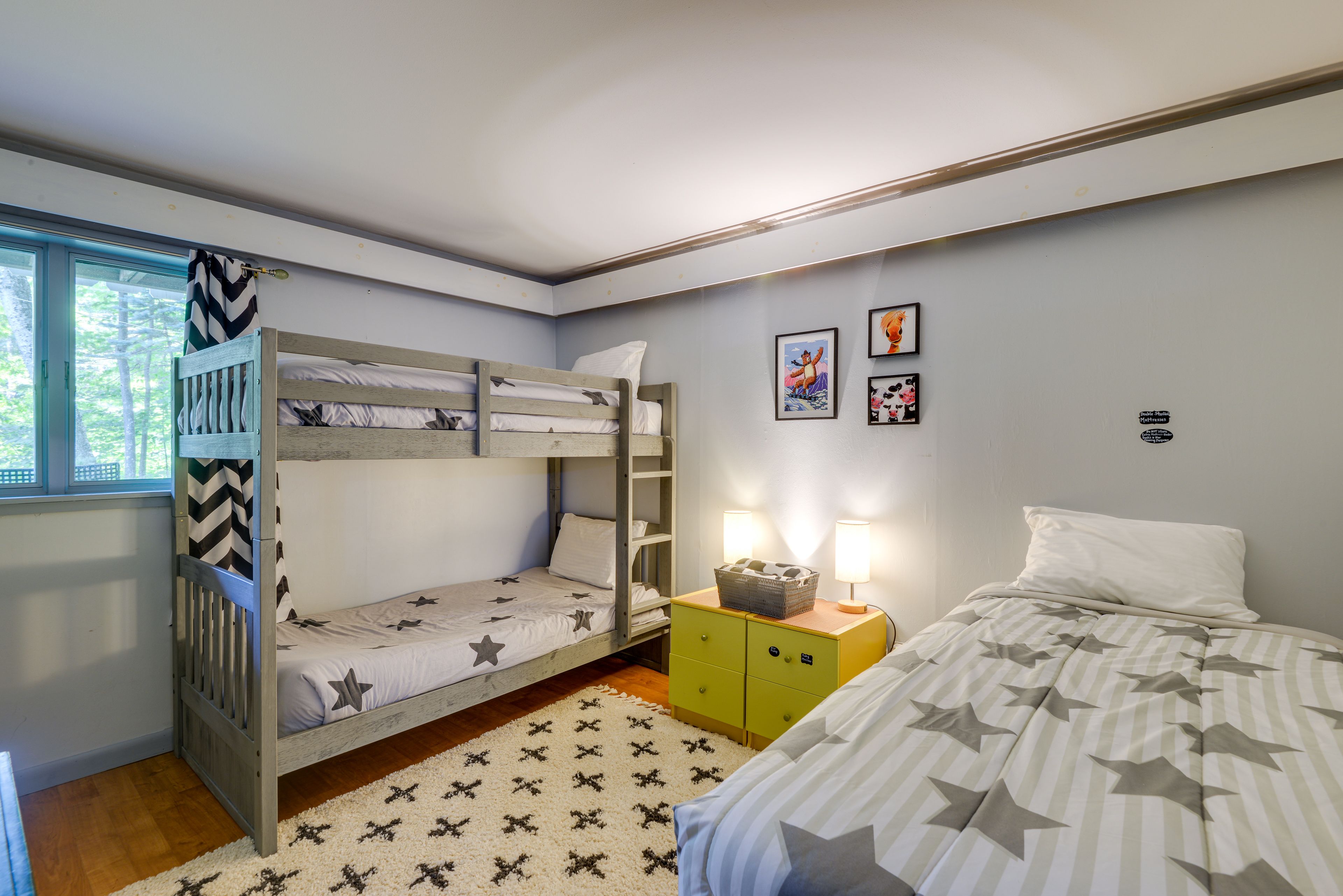Bedroom 4 | Twin Bunk Bed | Twin Bed | Twin Rollaway Bed | Toddler Air Mattress
