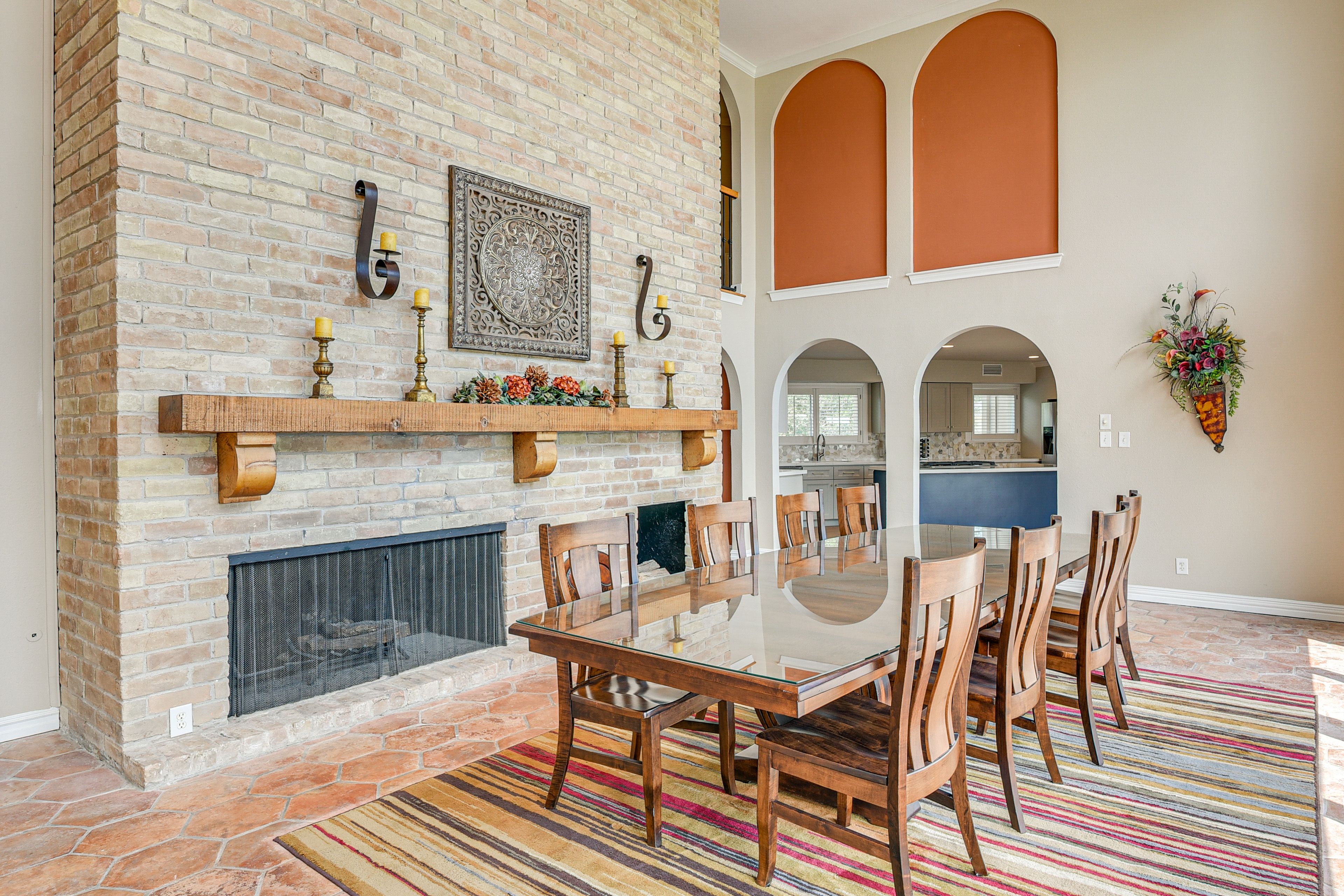 Formal Dining Room | Gas Fireplace