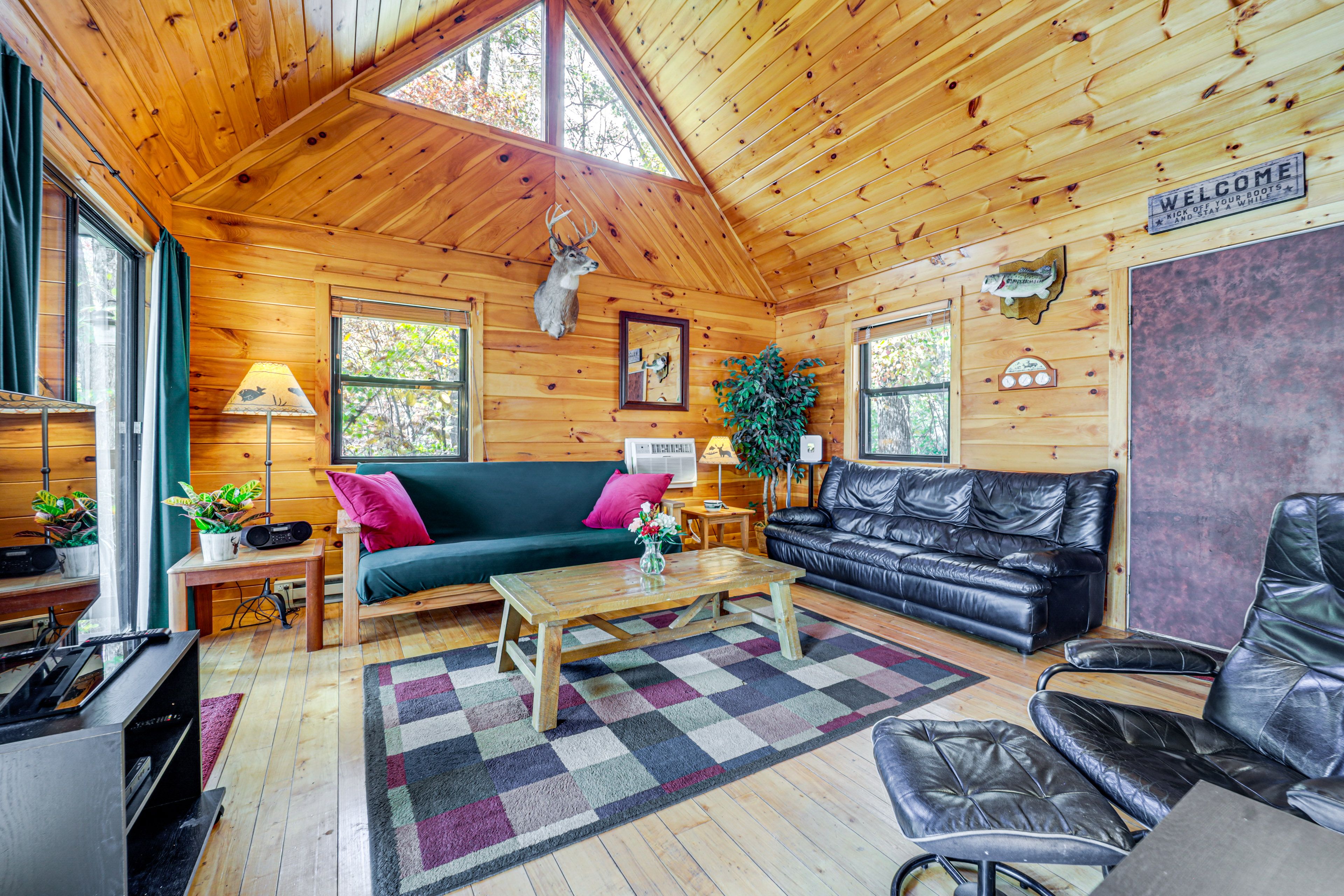 Main Living Space | Central A/C & Heat | Electric Fireplace | Smart TV