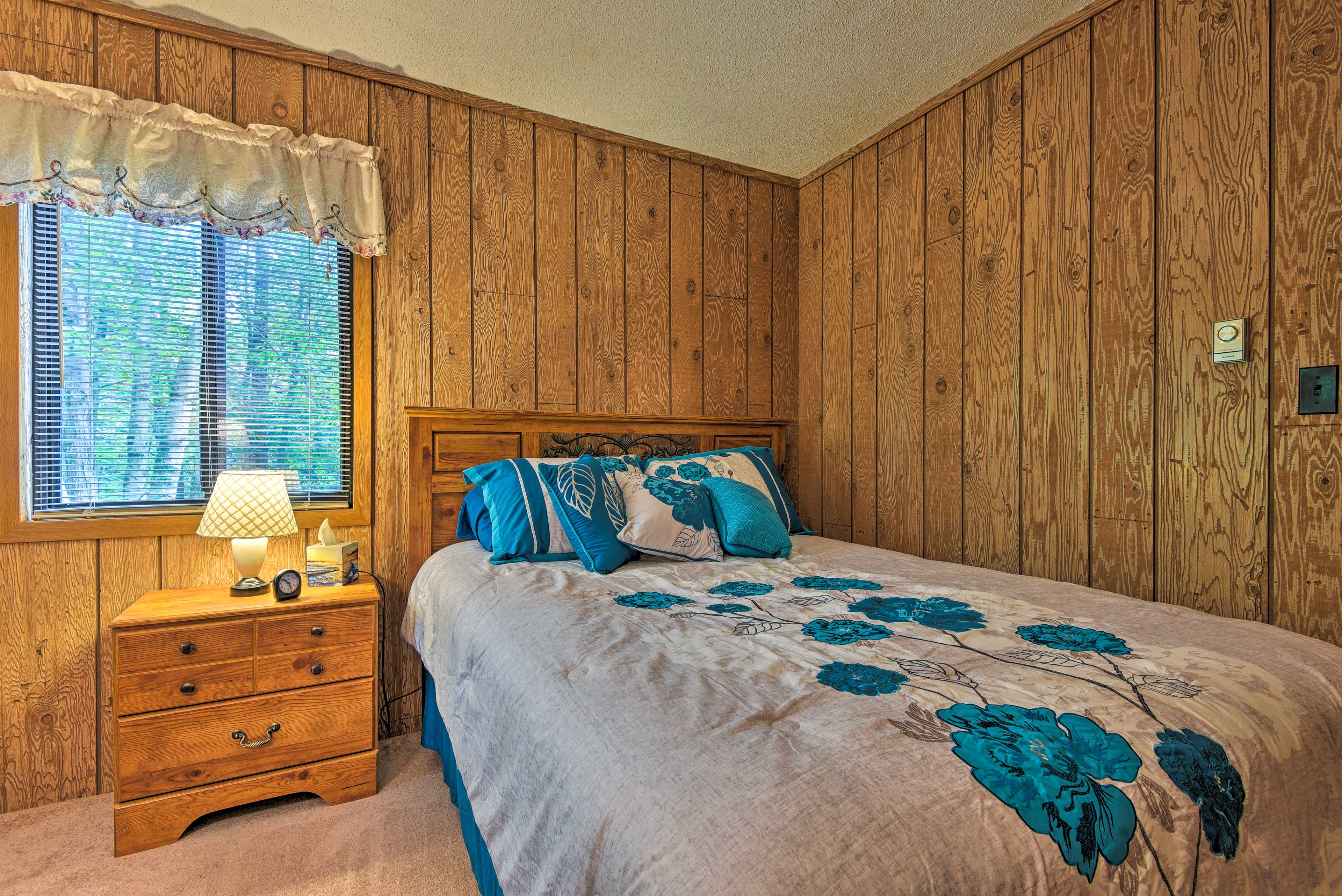 Catch some Z's while snuggled under this lovely bedspread.