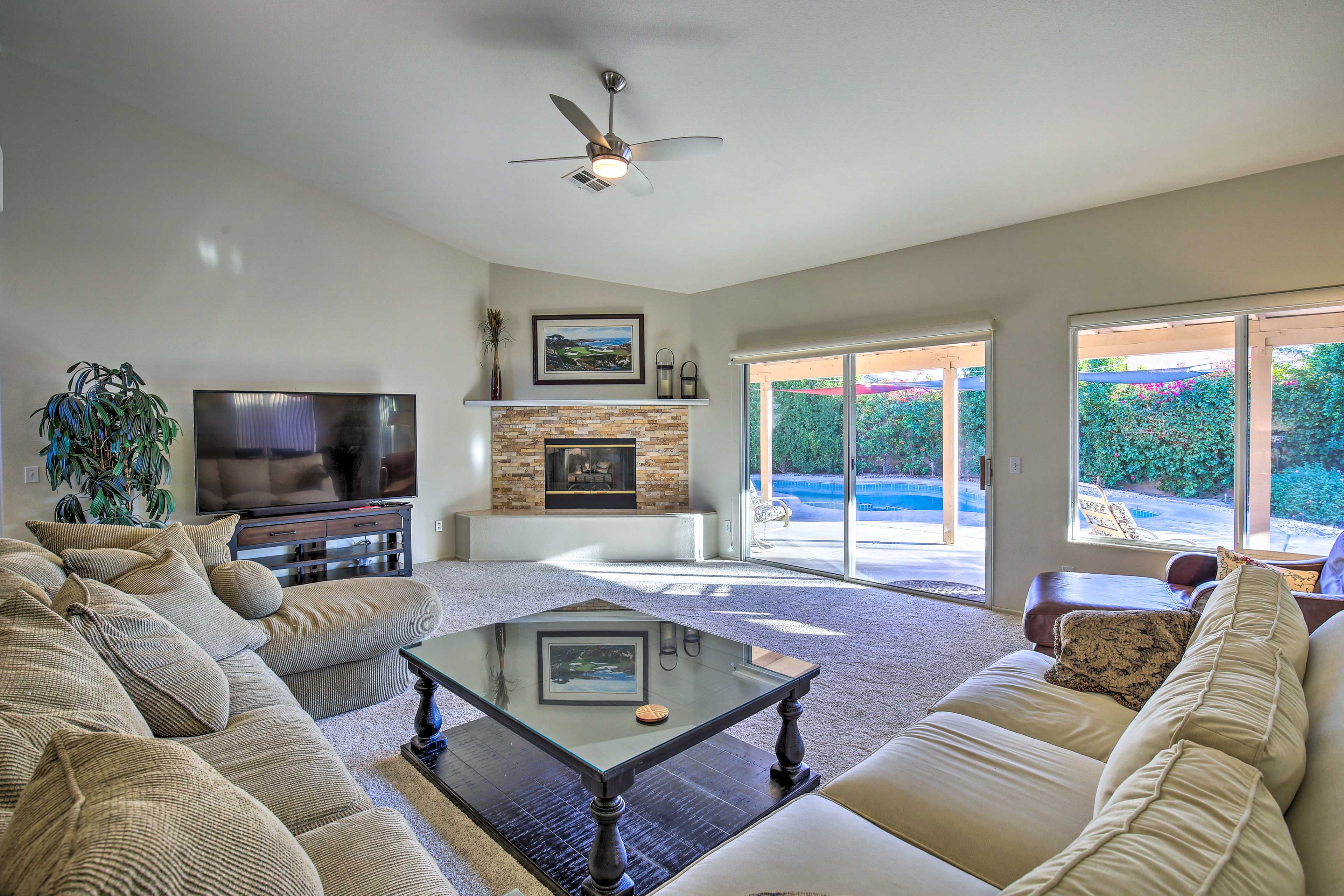 Boasting 2,000 square feet, this vacation rental is ideal for 8 guests.