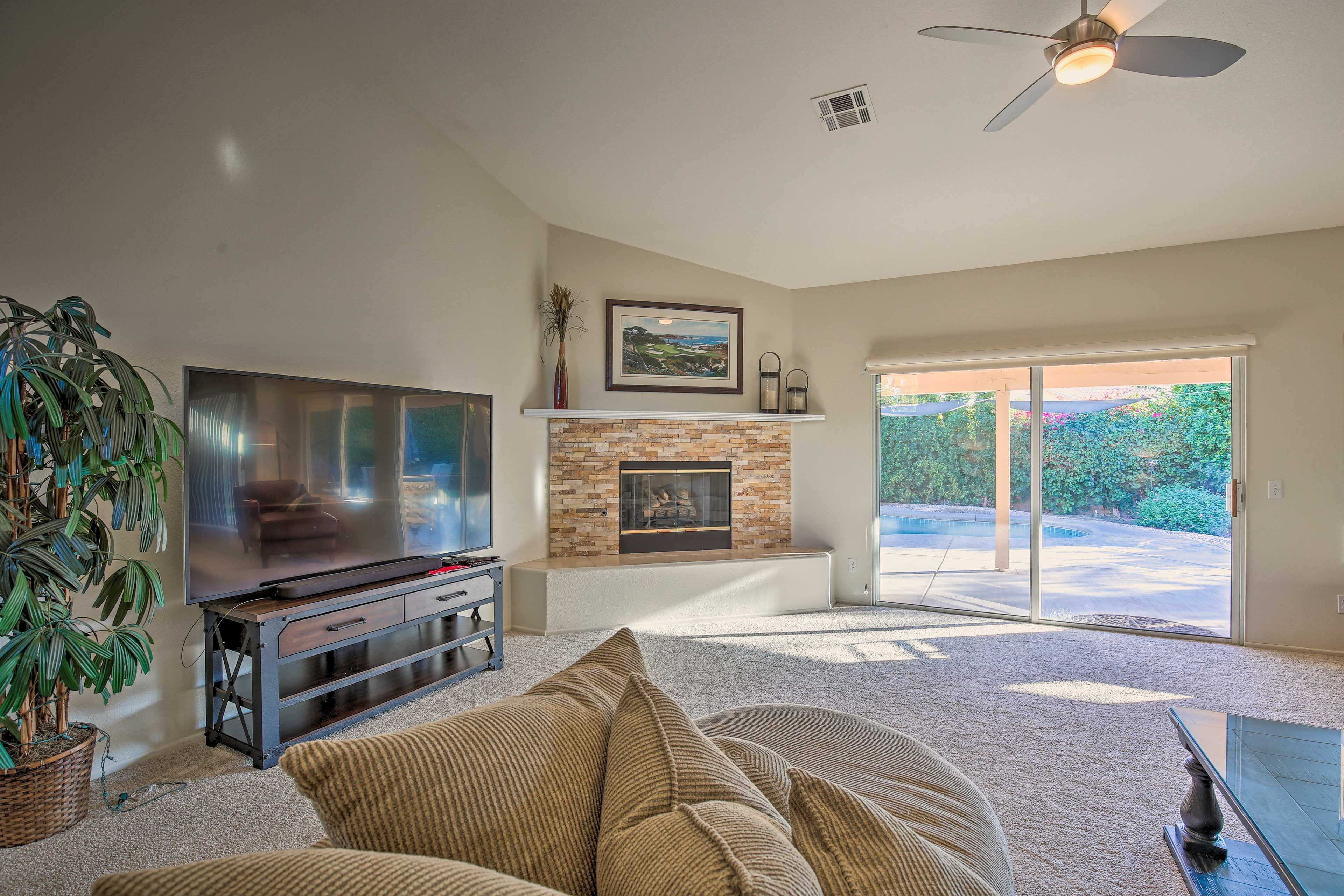 Everyone will enjoy the interior's bright and open layout.
