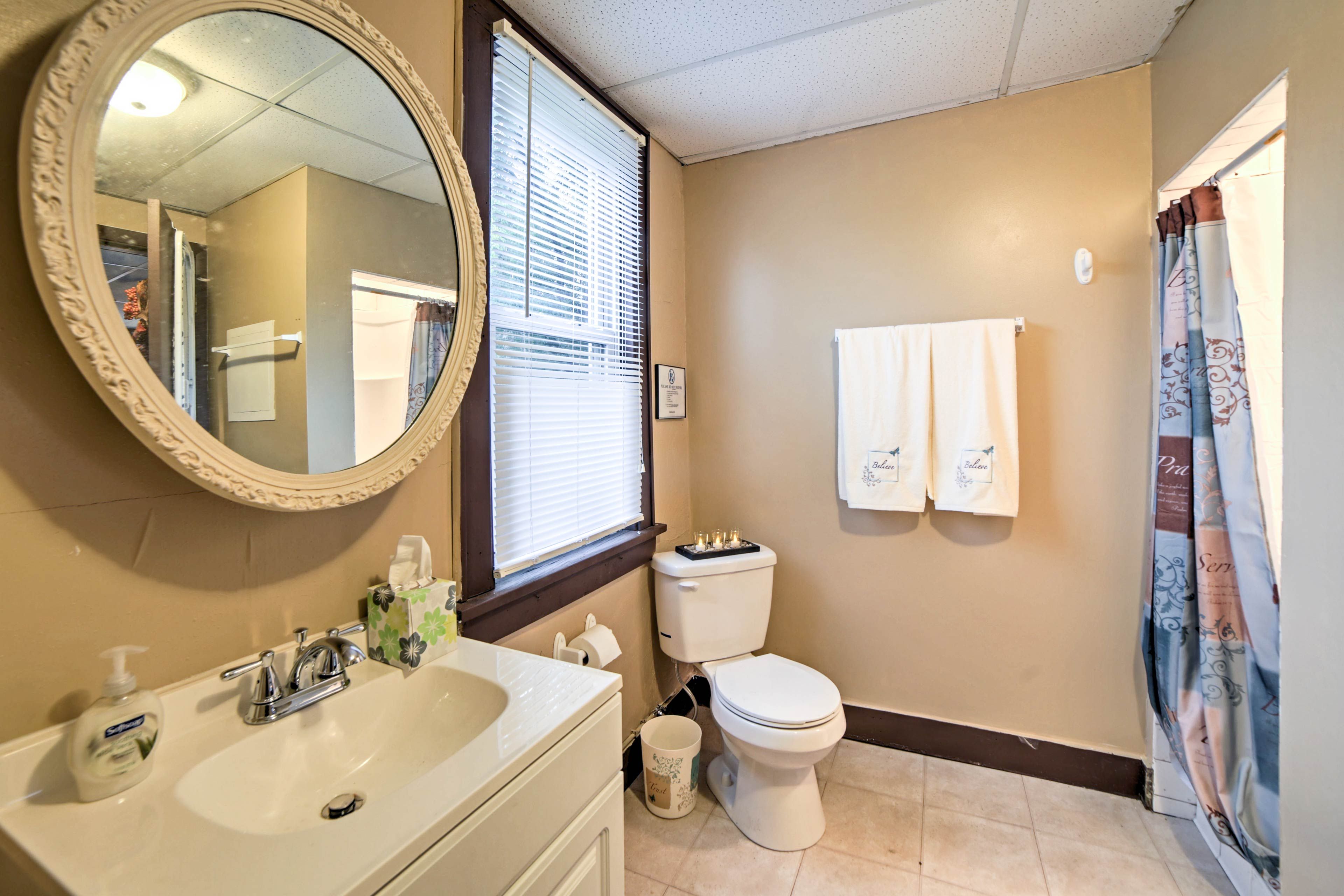 Enjoy complimentary toiletries.
