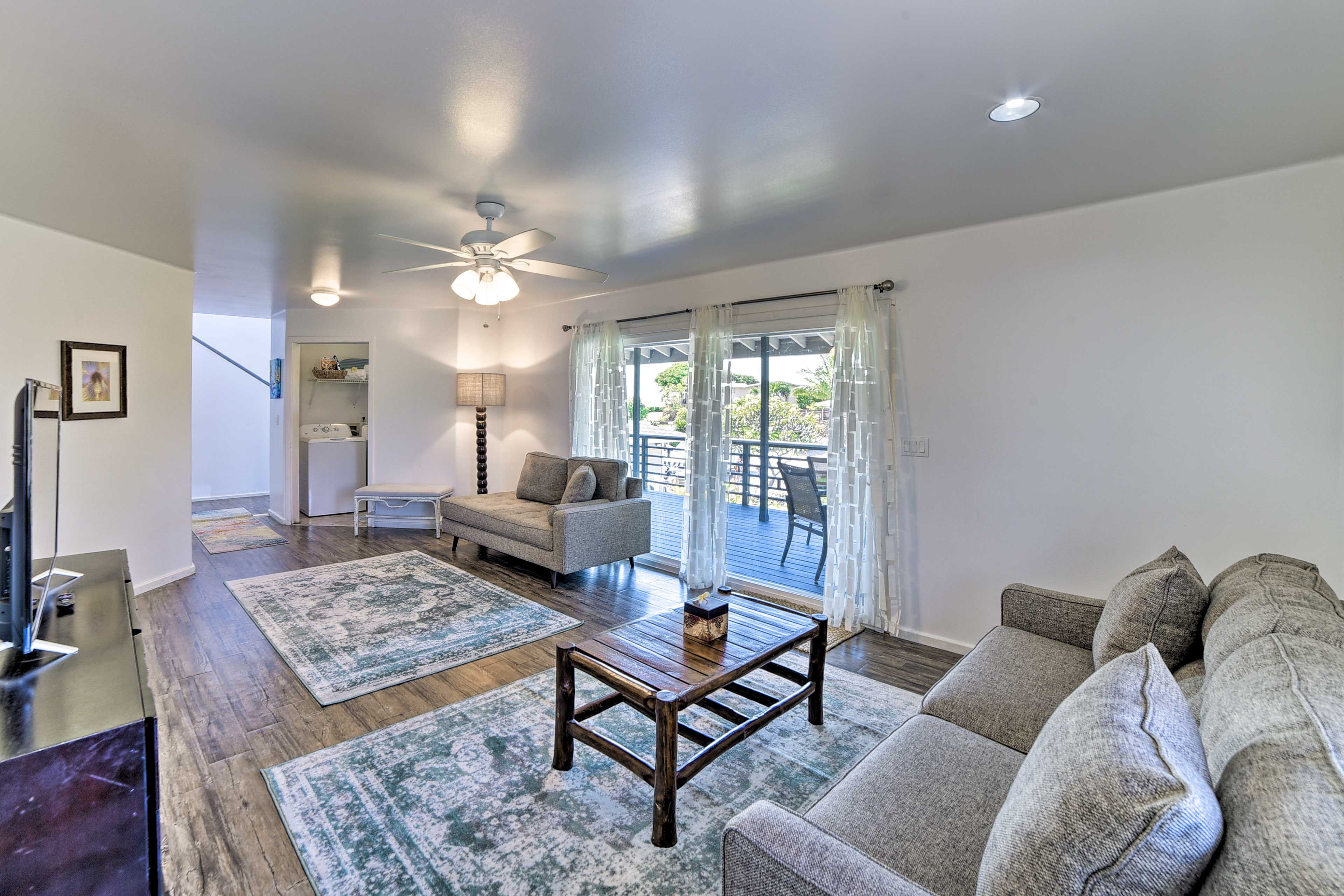 Unwind with a movie in the second living room!