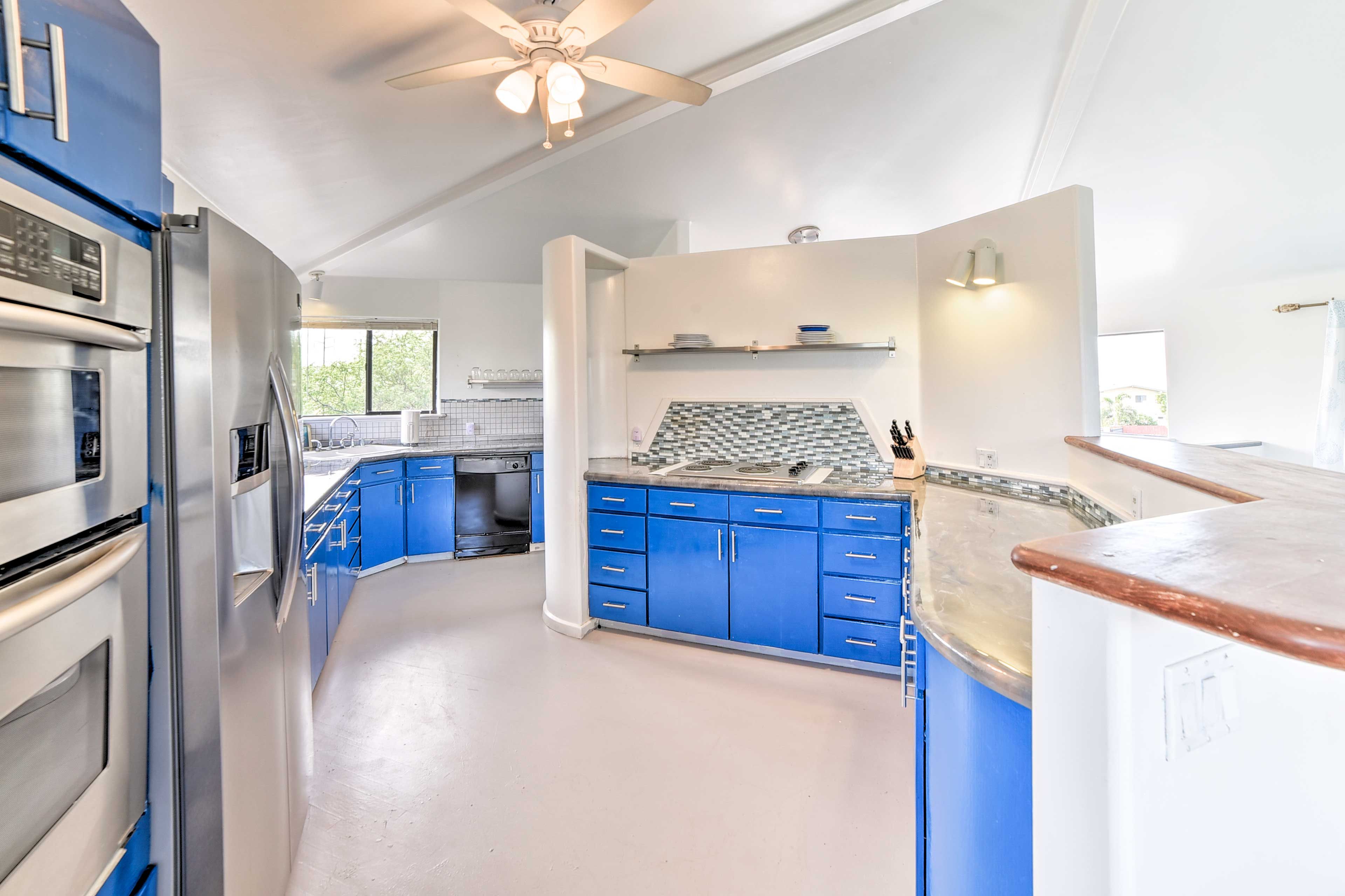 Head to the kitchen to whip up home-cooked meals!