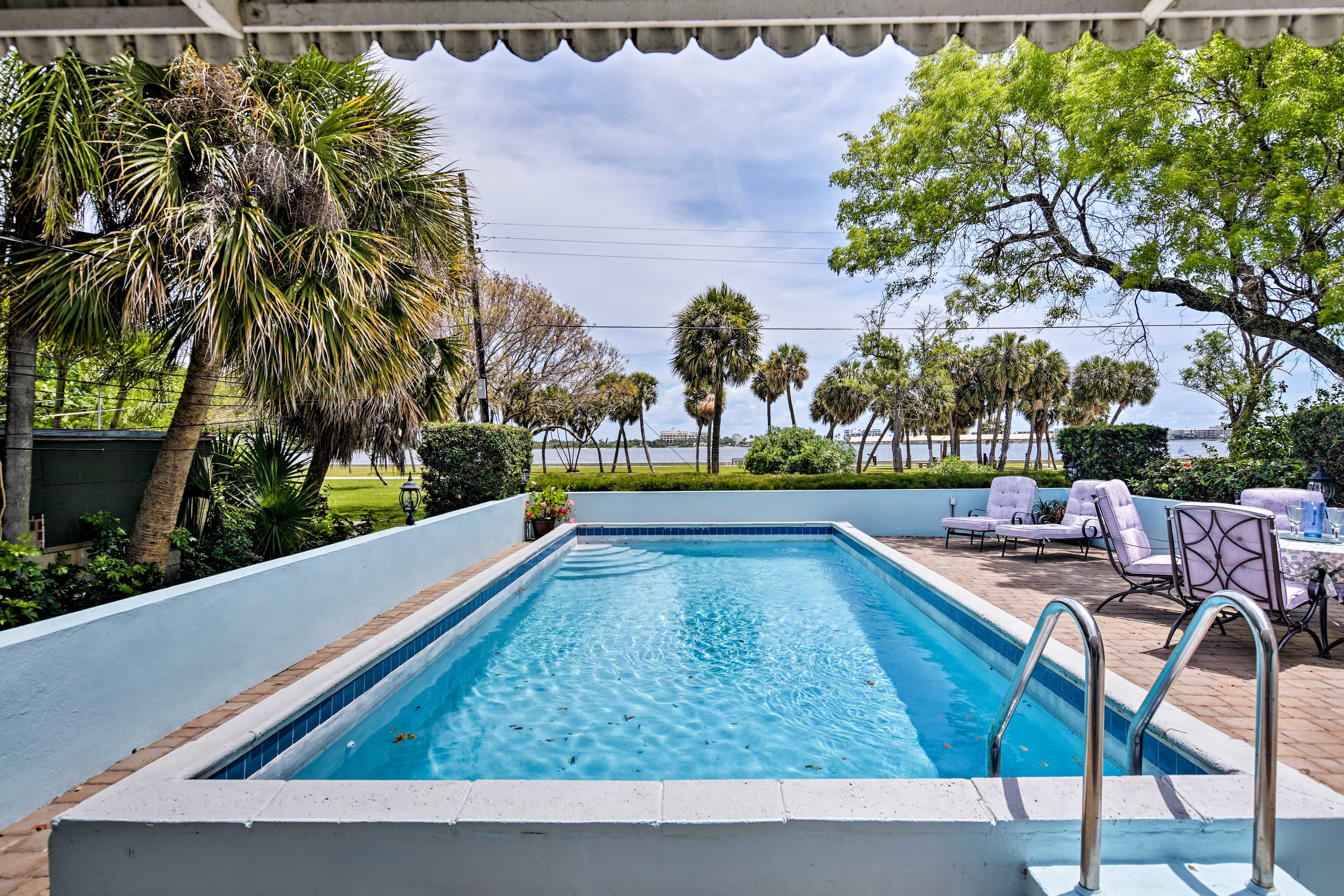The pool is calling your name.
