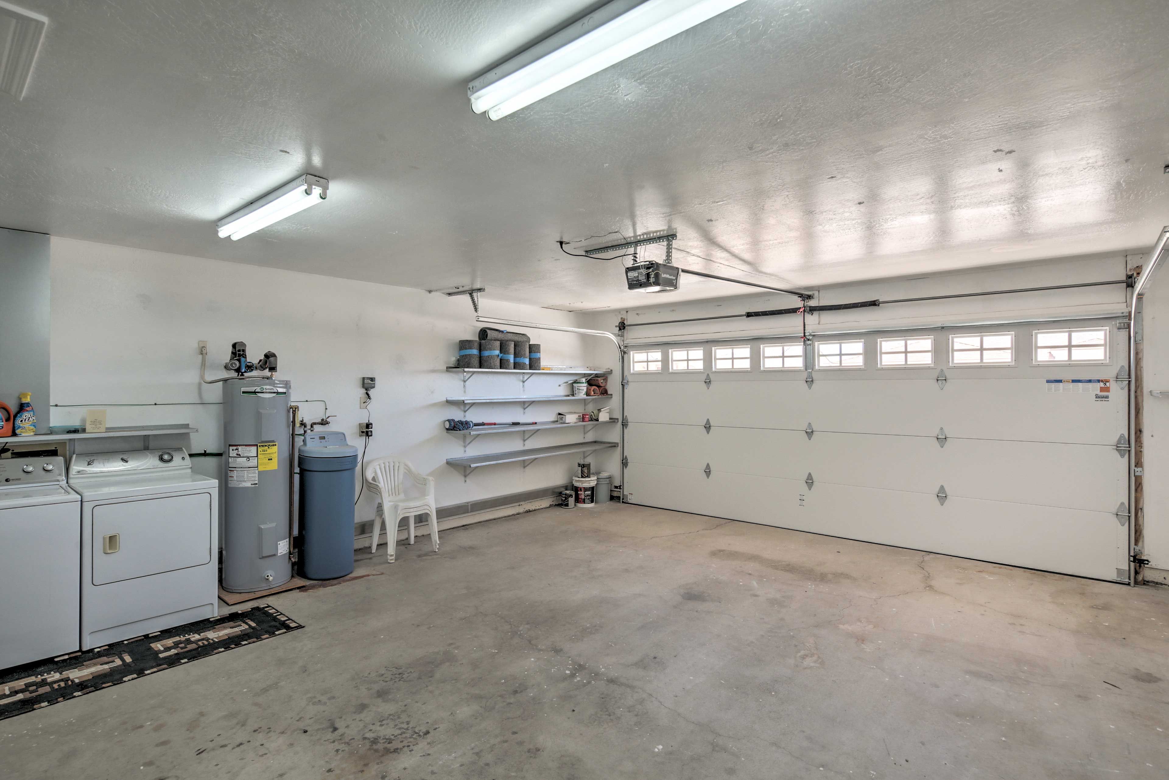 There is ample storage space if needed.