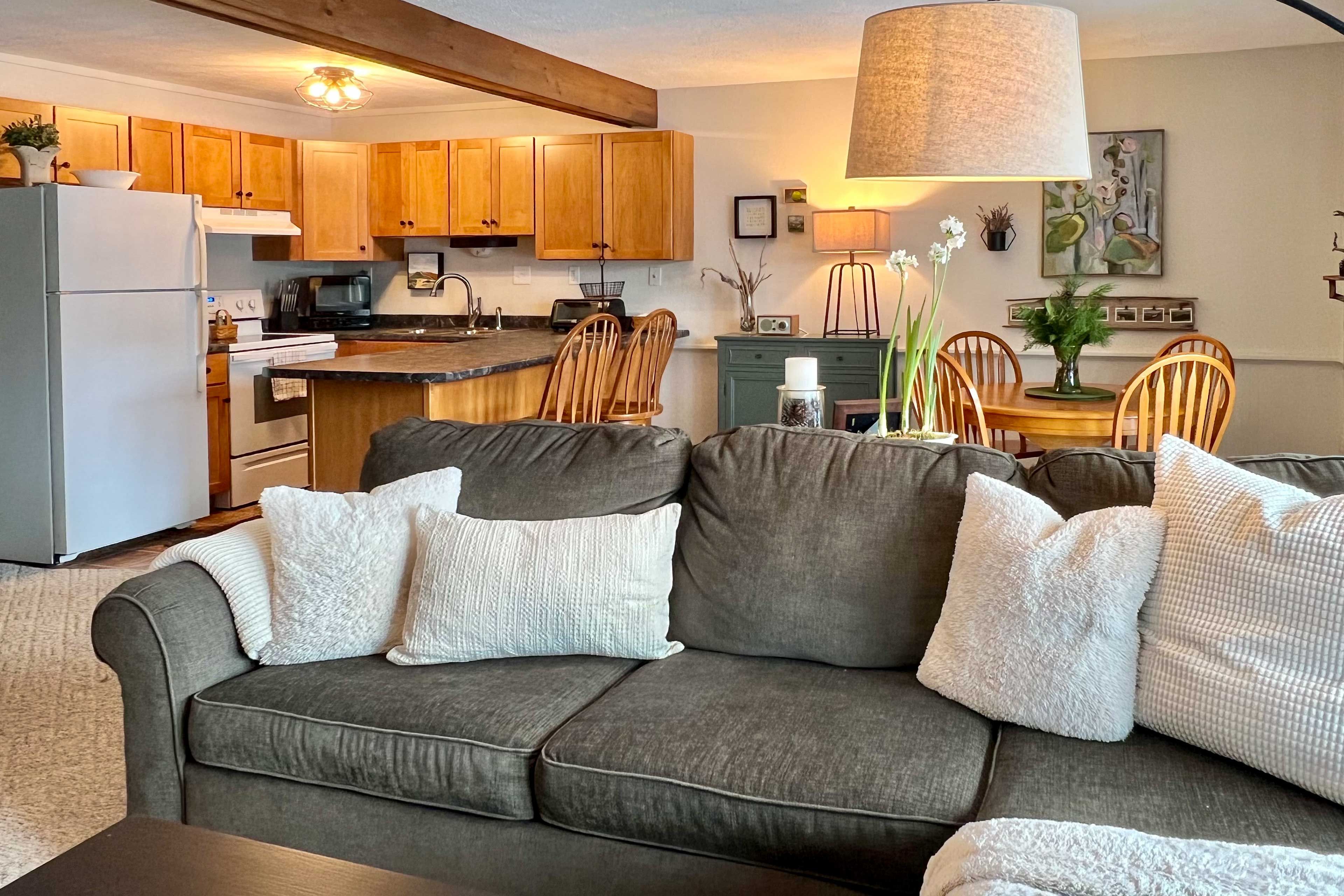 Living Room | Sleeper Sofa | Free WiFi | Gas Fireplace | Board Games